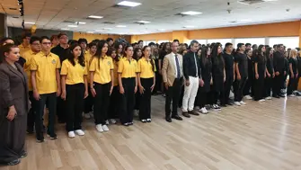 Demirören Medya Lisesinde ilk ders günü heyecanı