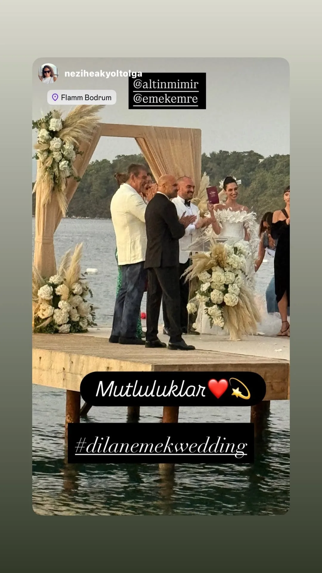 Altın Mimir oğlunu evlendirdi: Hasan Arat ve Saddetin Saran nikah şahitliğinde buluştu