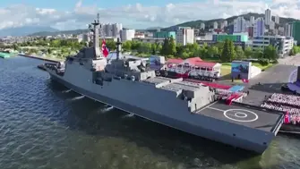 Kuzey Kore’den savaş gemisiyle gövde gösterisi