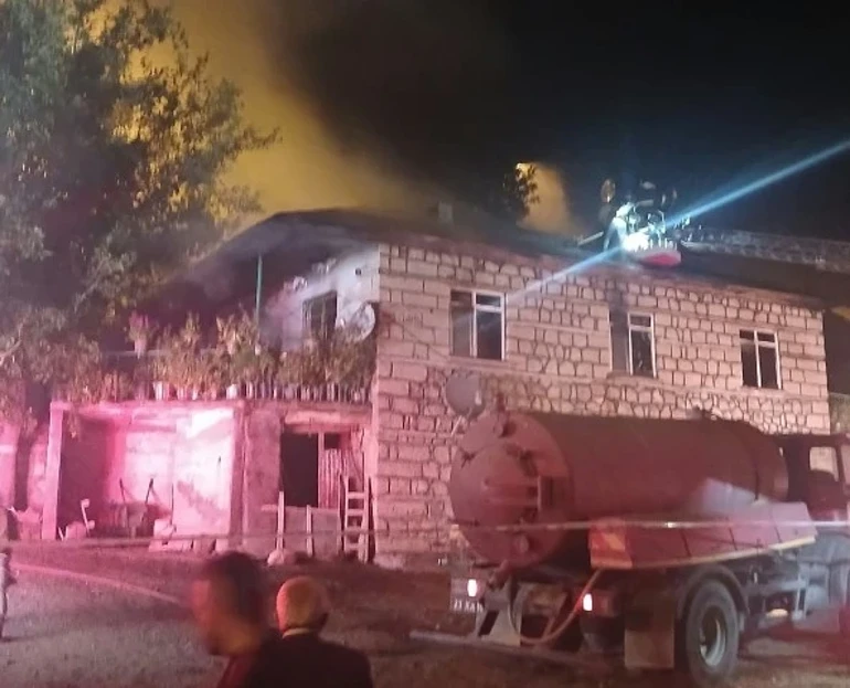 Elazığ’da mezradaki evde facia: Alevlerin sardığı evde karı koca can verdi