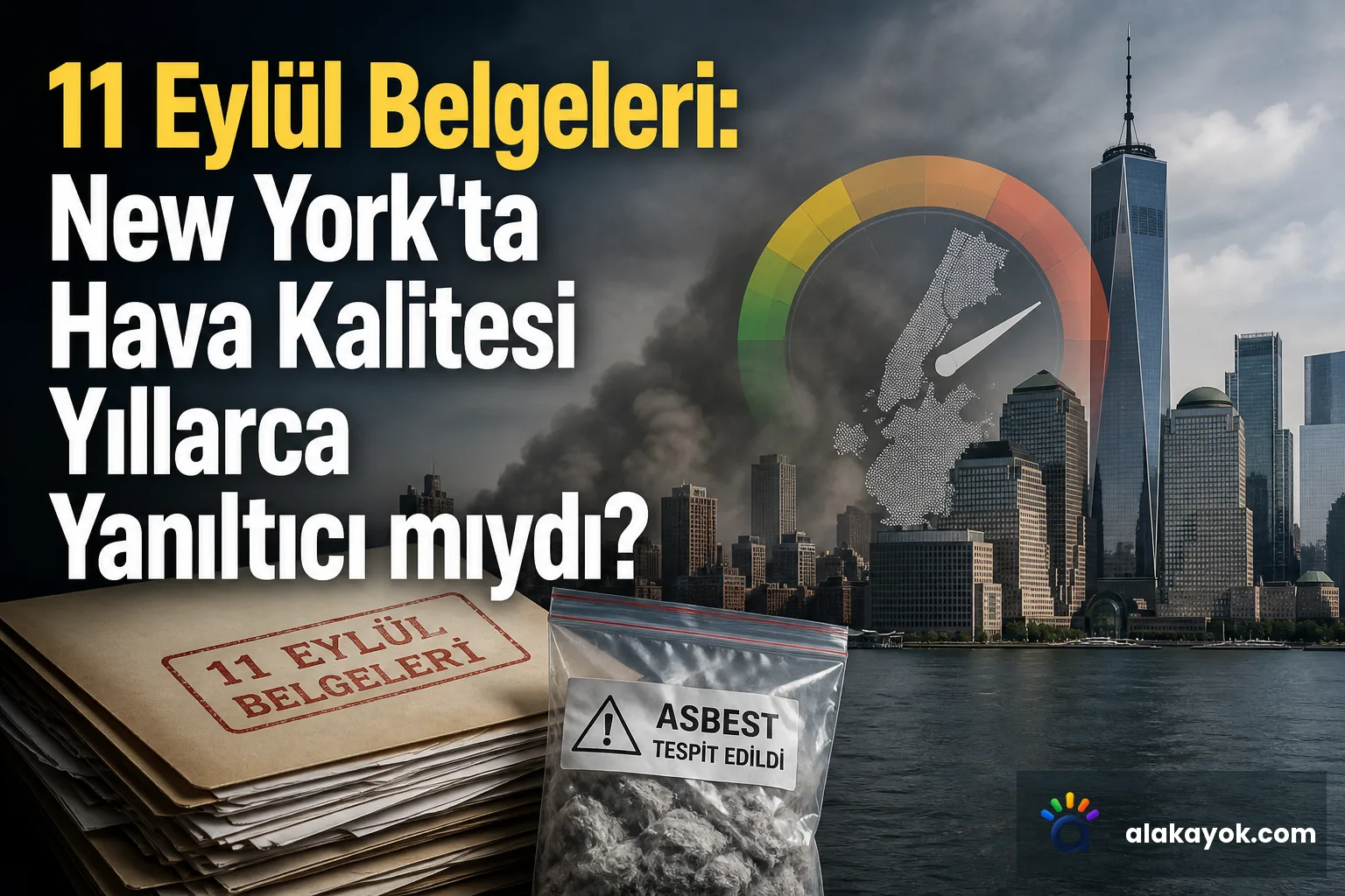 11 Eylül Belgeleri: New York'ta Hava Kalitesi Yıllarca Yanıltıcı mıydı?