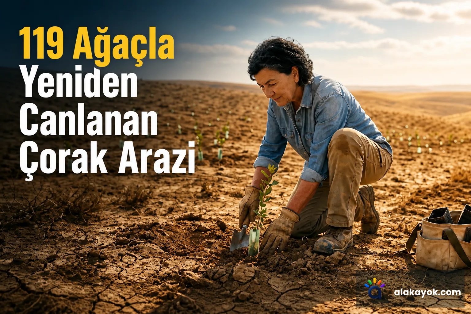 119 Ağaçla Yeniden Canlanan Çorak Arazi