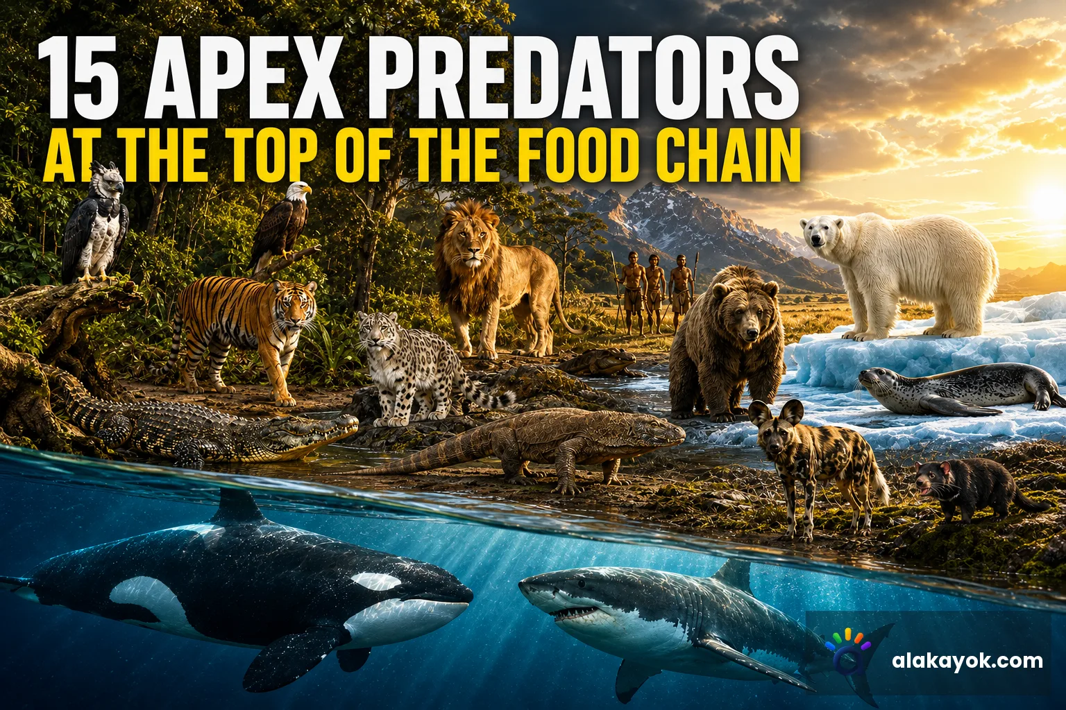 15 Apex Predators at the Top of the Food Chain