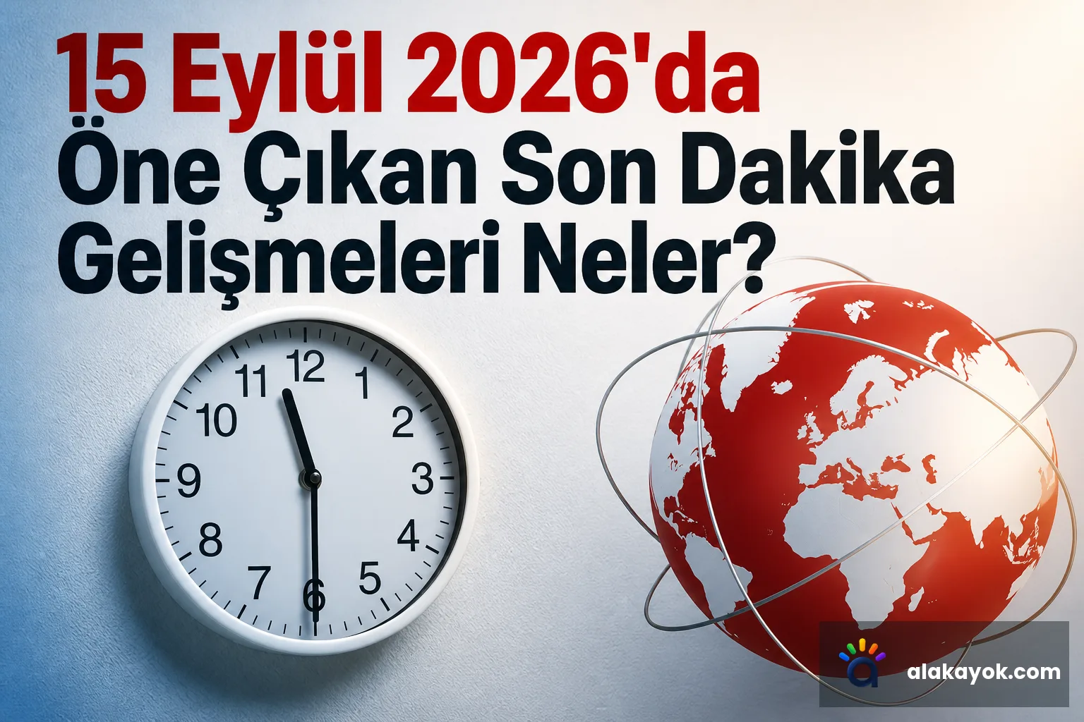 15 Eylül 2026'da Öne Çıkan Son Dakika Gelişmeleri Neler?