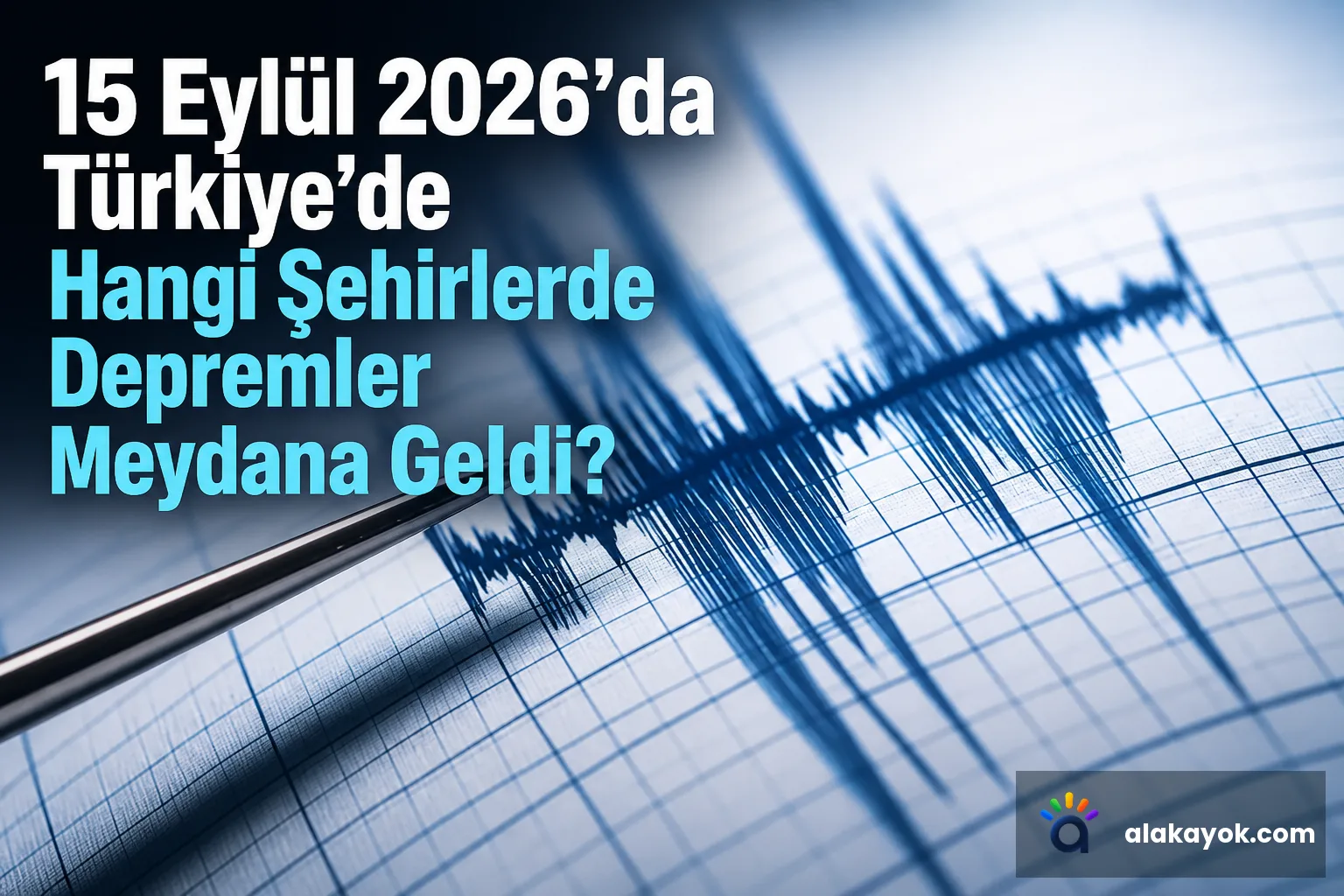15 Eylül 2026'da Türkiye'de Hangi Şehirlerde Depremler Meydana Geldi?