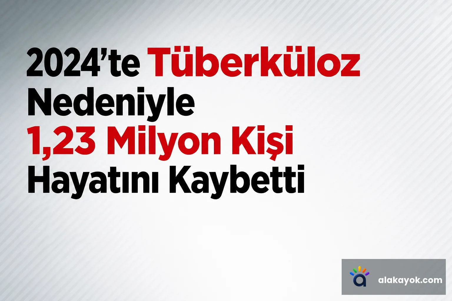 2024'te Tüberküloz Nedeniyle 1,23 Milyon Kişi Hayatını Kaybetti