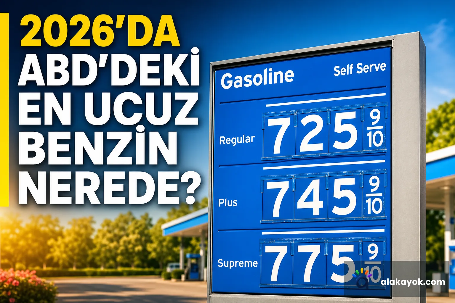 2026'da ABD'deki En Ucuz Benzin Nerede?