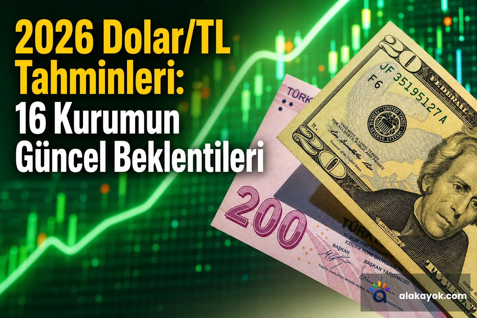 2026 Dolar/TL Tahminleri: 16 Kurumun Güncel Beklentileri