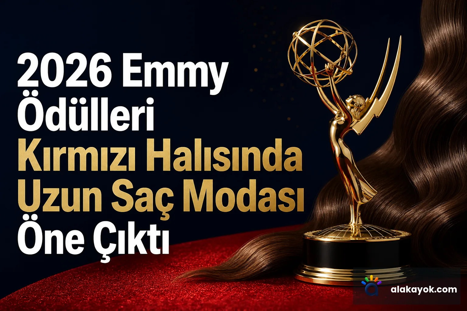 2026 Emmy Ödülleri Kırmızı Halısında Uzun Saç Modası Öne Çıktı