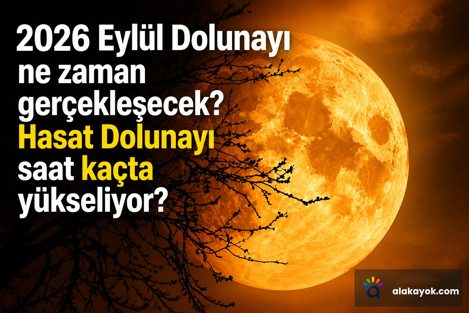 2026 Eylül Dolunayı ne zaman gerçekleşecek? Hasat Dolunayı saat kaçta yükseliyor?