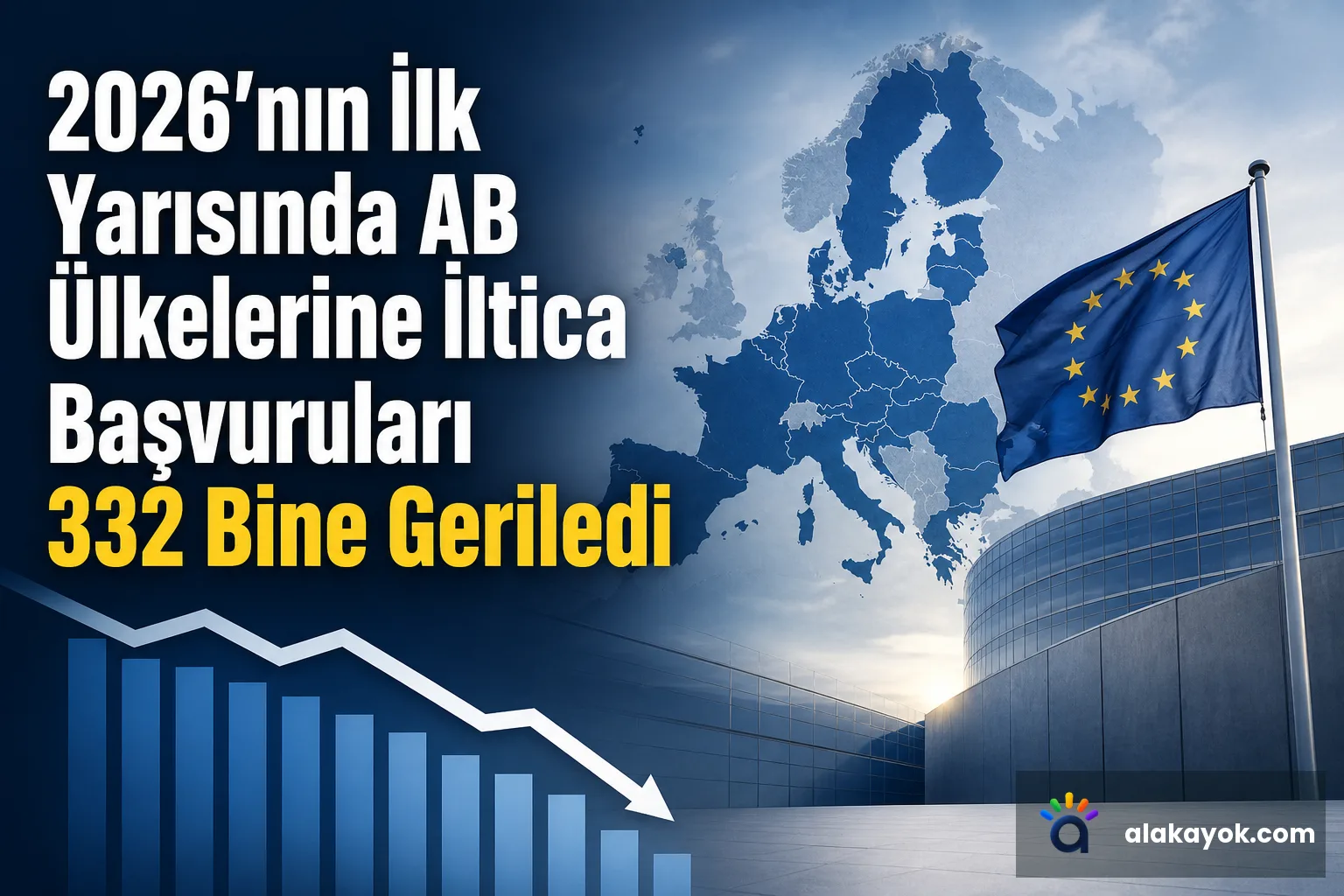 2026'nın İlk Yarısında AB Ülkelerine İltica Başvuruları 332 Bine Geriledi