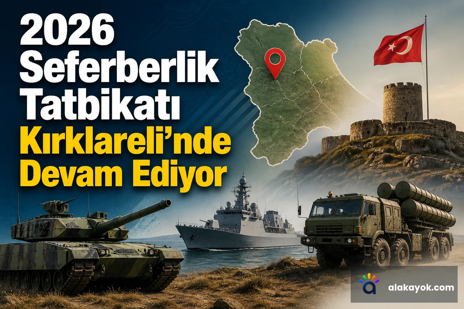 2026 Seferberlik Tatbikatı Kırklareli'nde Devam Ediyor