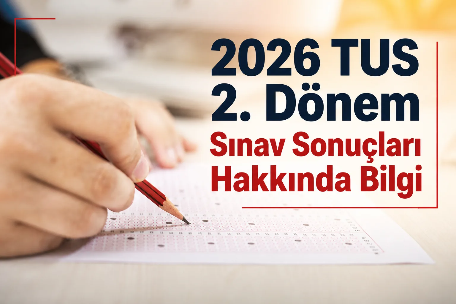 2026 TUS 2. Dönem Sınav Sonuçları Hakkında Bilgi