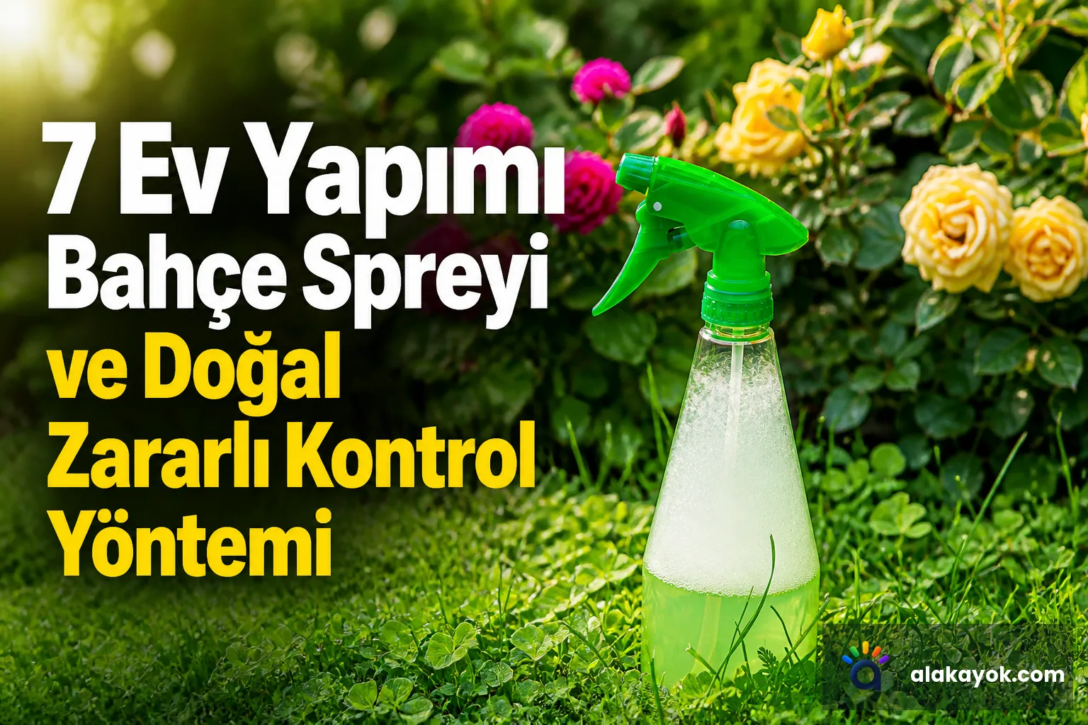 7 Ev Yapımı Bahçe Spreyi ve Doğal Zararlı Kontrol Yöntemi