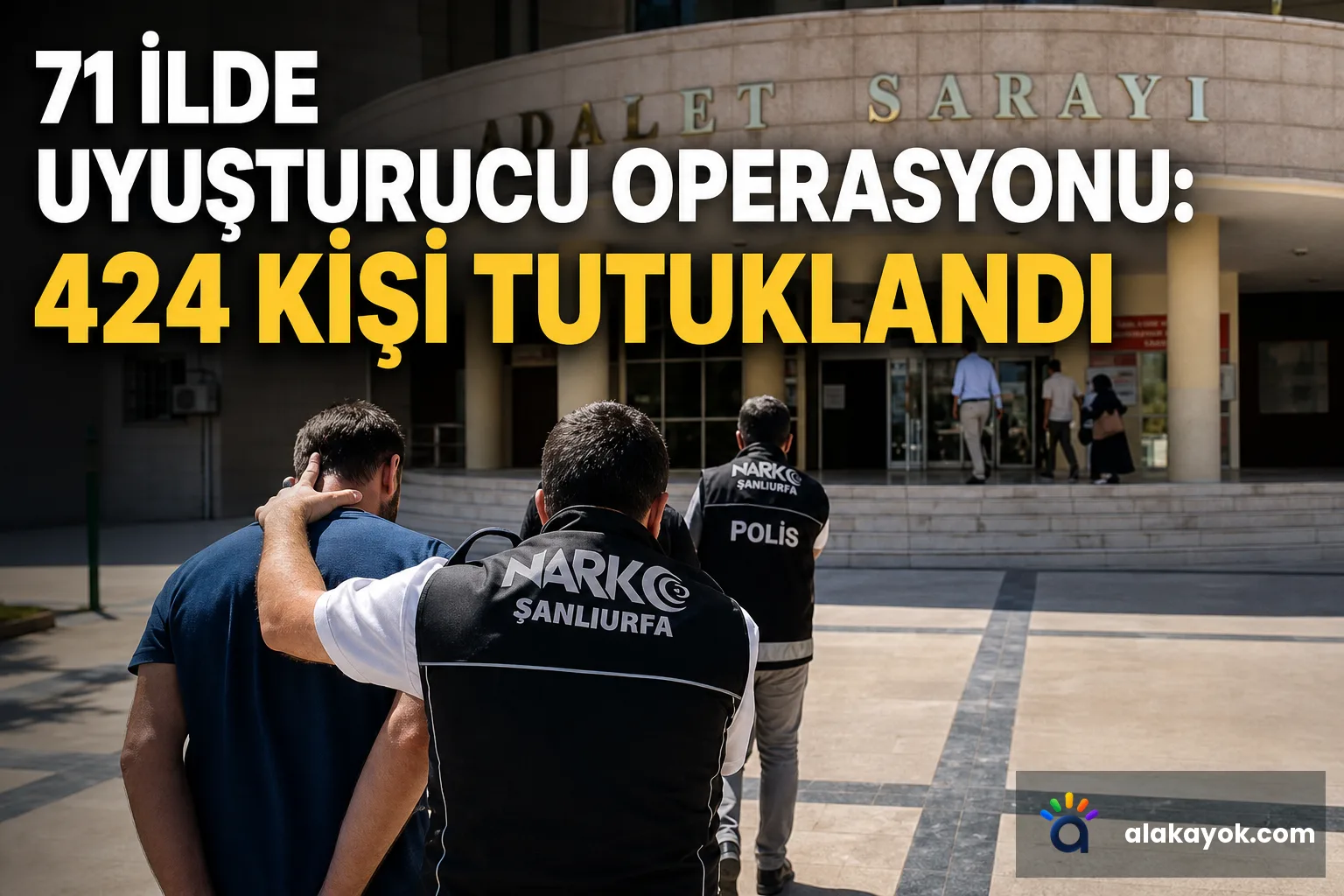 71 İlde Uyuşturucu Operasyonu: 424 Kişi Tutuklandı