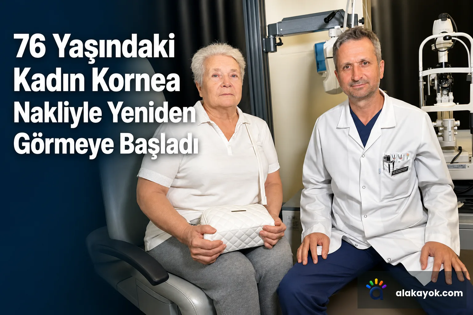 76 Yaşındaki Kadın Kornea Nakliyle Yeniden Görmeye Başladı