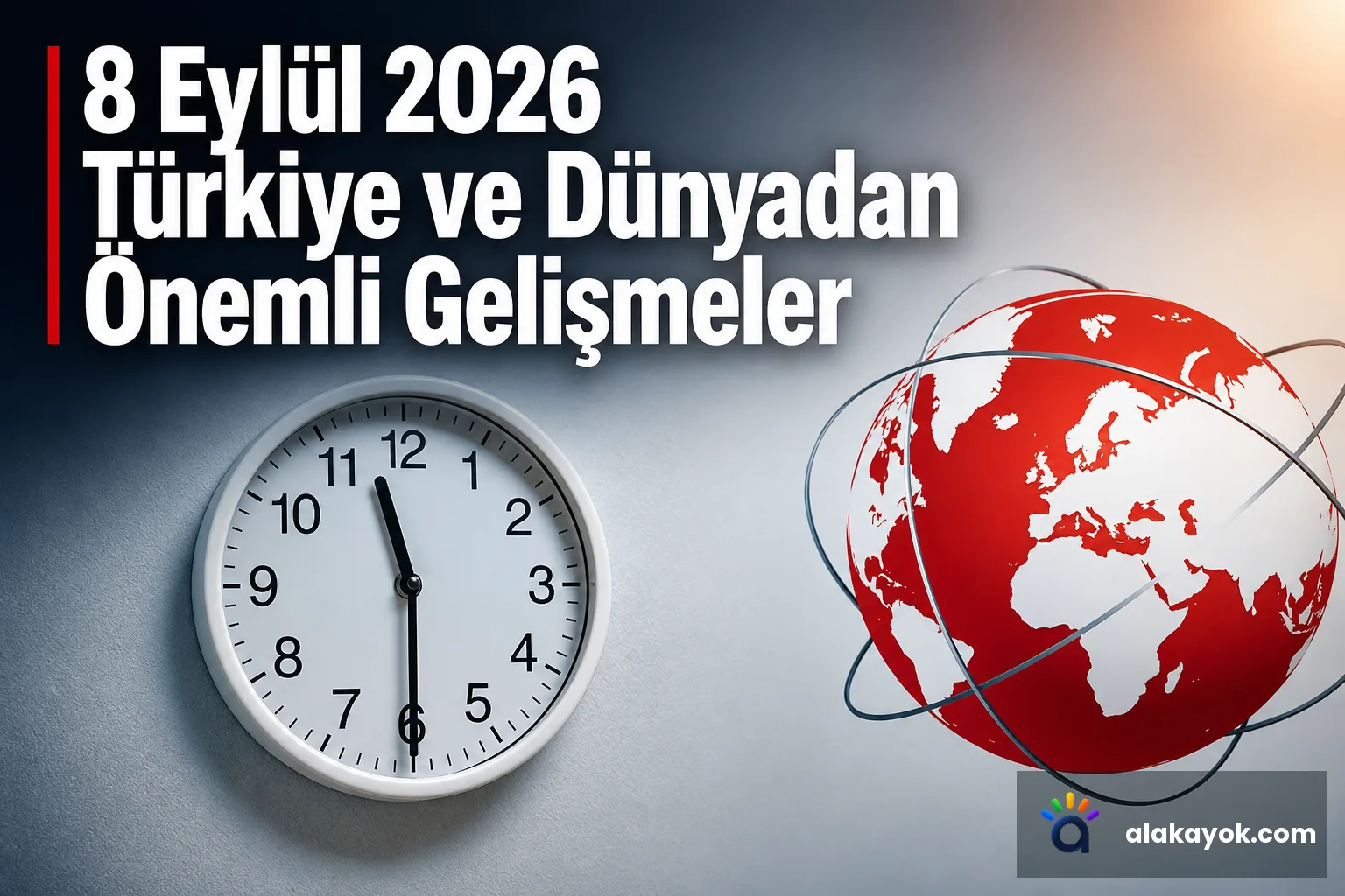 8 Eylül 2026 Türkiye ve Dünyadan Önemli Gelişmeler