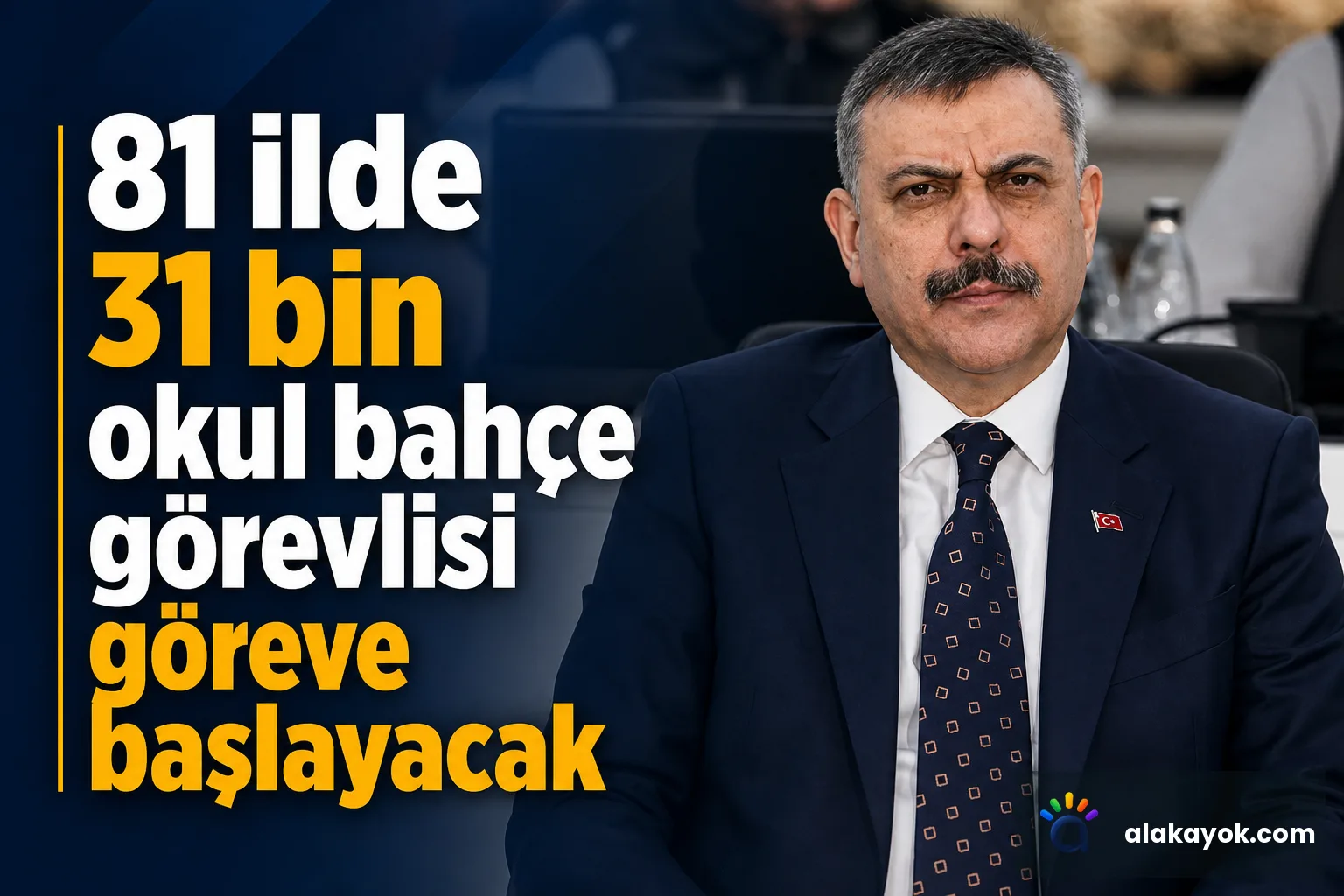 81 ilde 31 bin okul bahçe görevlisi göreve başlayacak