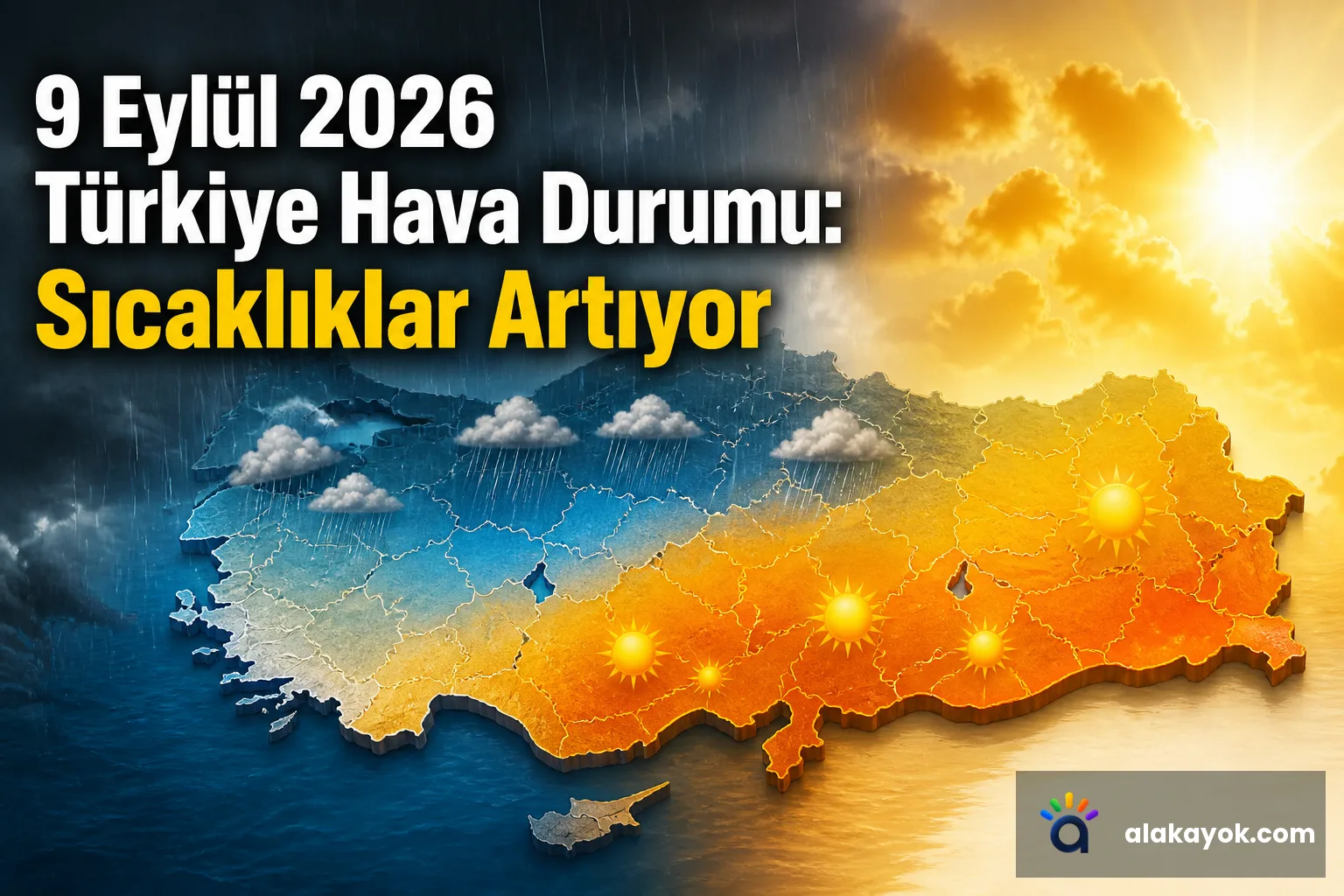 9 Eylül 2026 Türkiye Hava Durumu: Sıcaklıklar Artıyor
