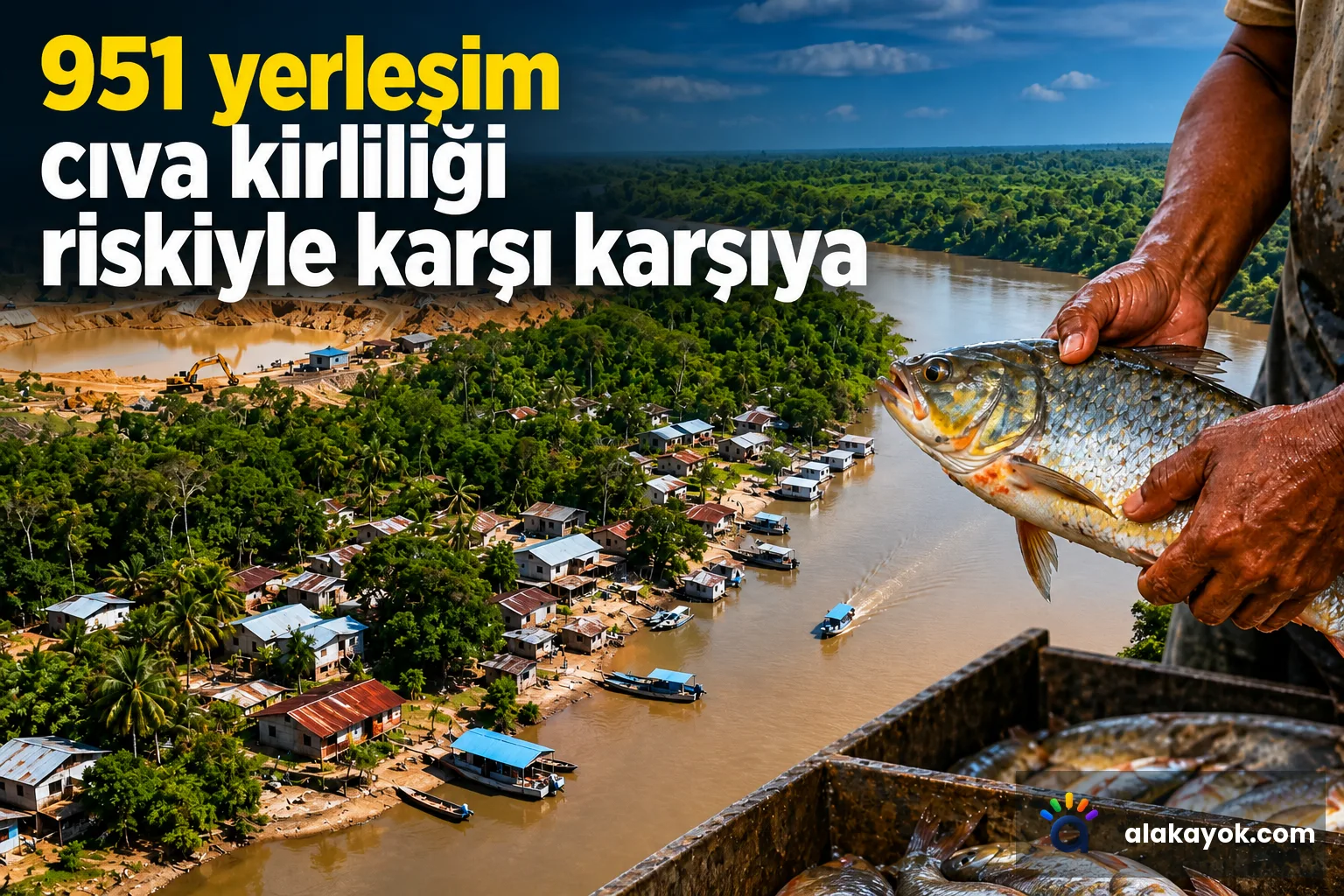 951 yerleşim cıva kirliliği riskiyle karşı karşıya