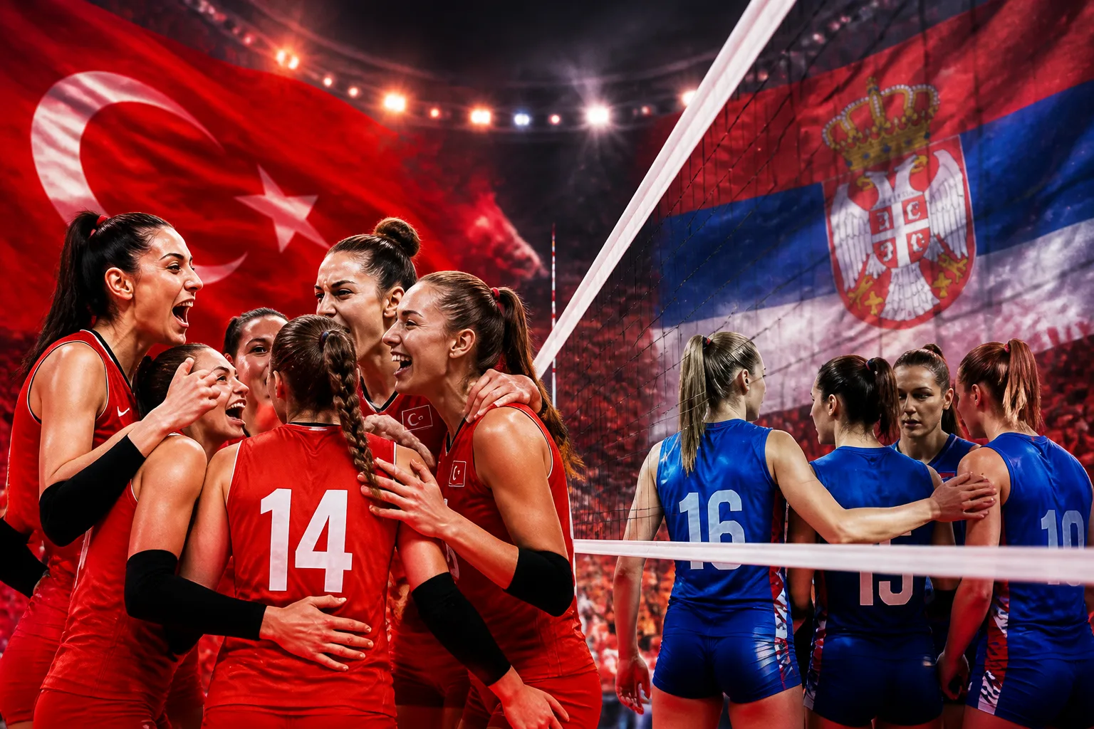 A Milli Voleybol Takımı, Finalde Sırbistan ile Karşılaşacak
