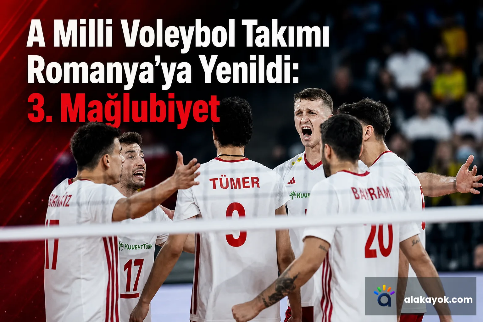 A Milli Voleybol Takımı Romanya'ya Yenildi: 3. Mağlubiyet