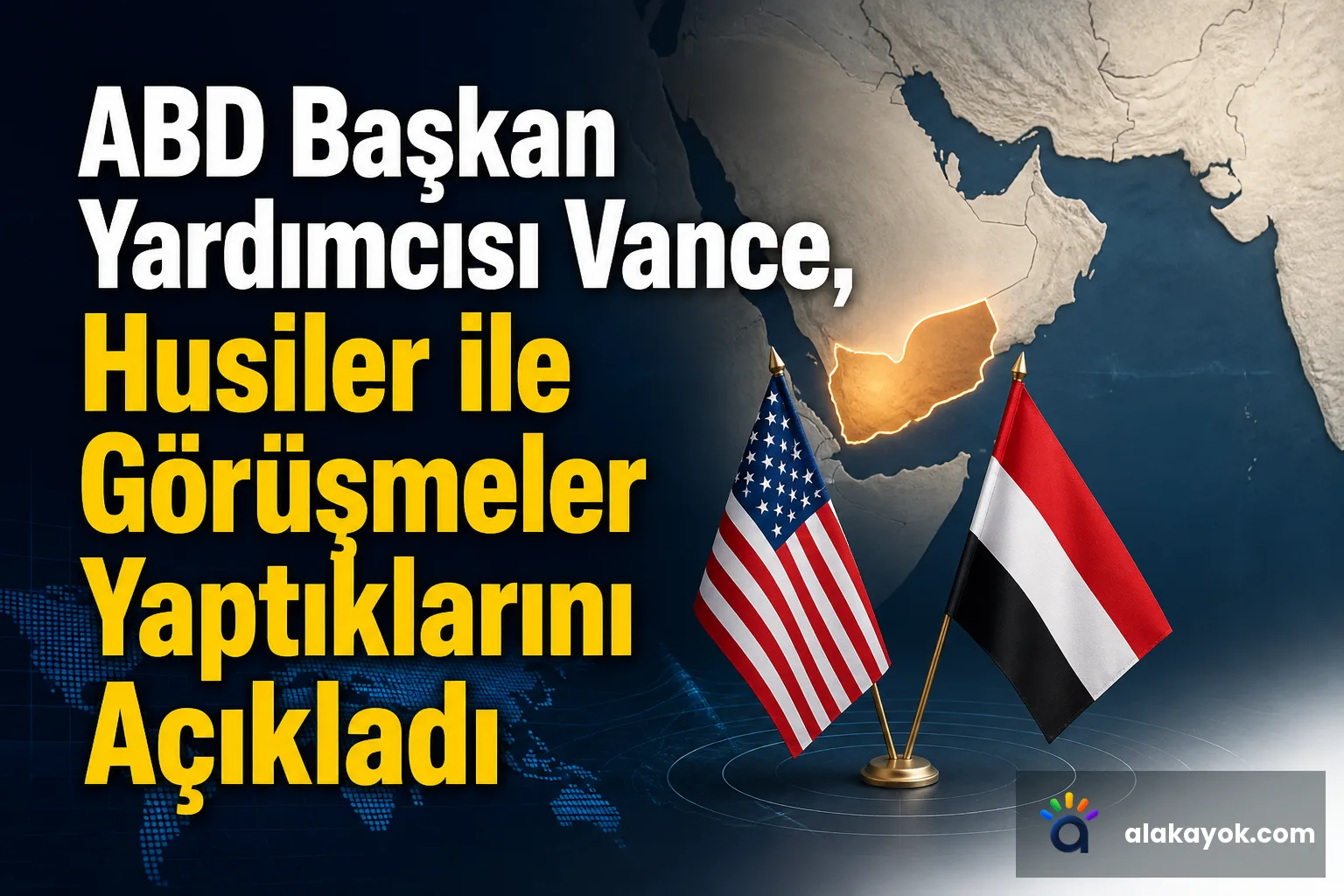 ABD Başkan Yardımcısı Vance, Husiler ile Görüşmeler Yaptıklarını Açıkladı