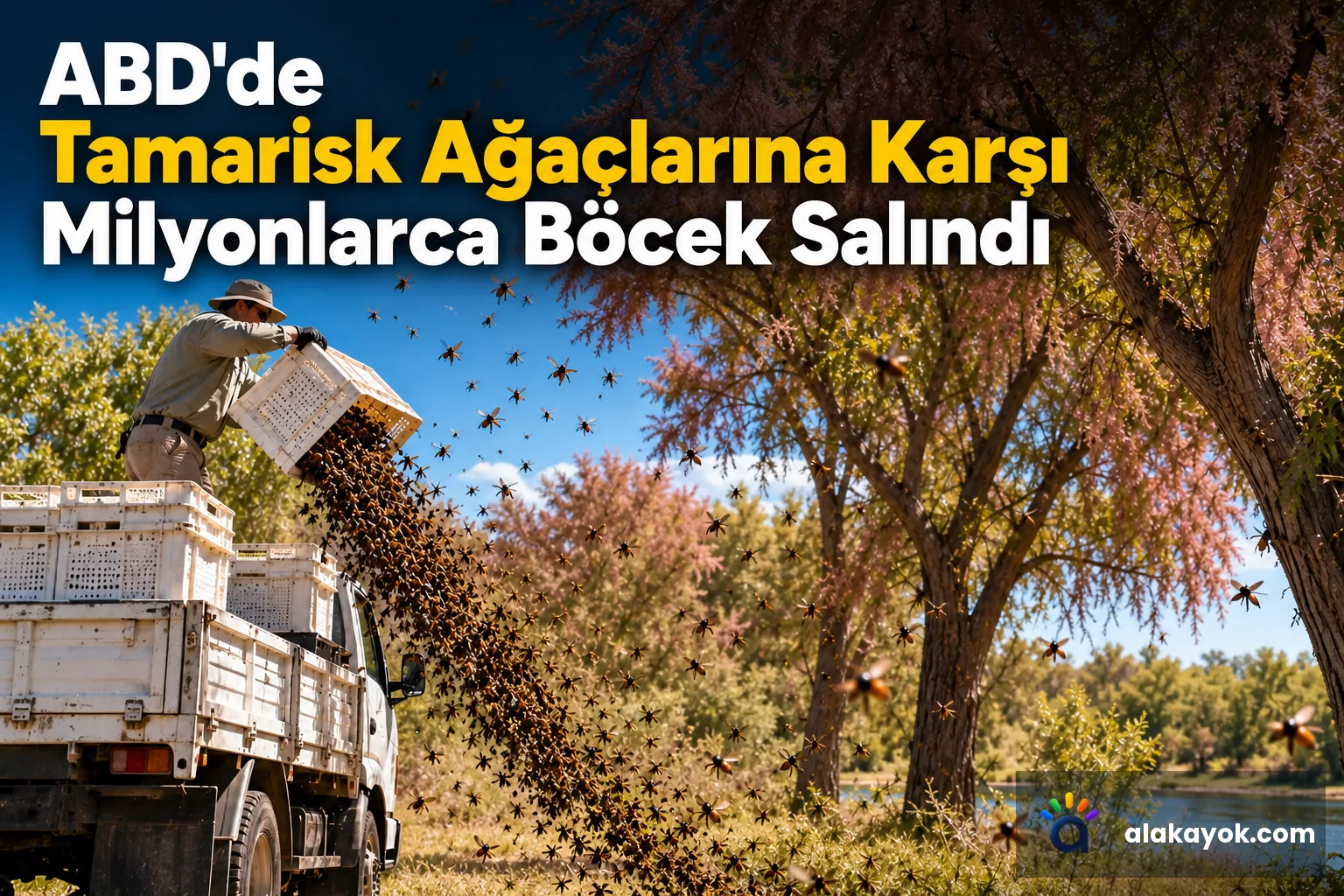 ABD'de Tamarisk Ağaçlarına Karşı Milyonlarca Böcek Salındı