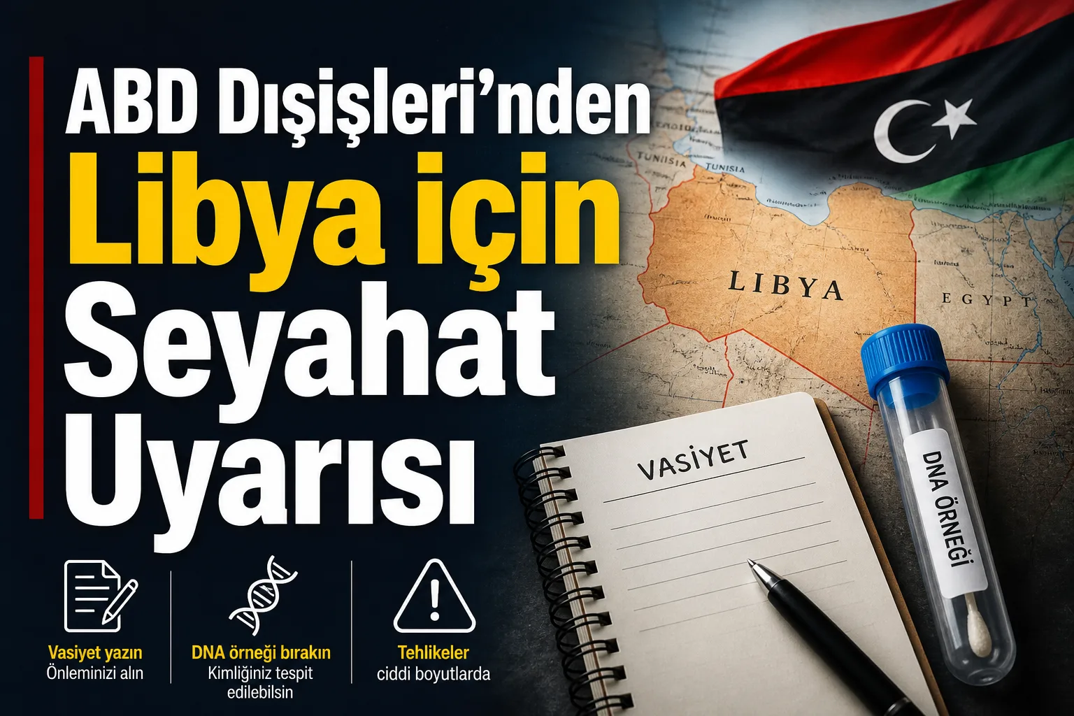 ABD Dışişleri'nden Libya için Seyahat Uyarısı