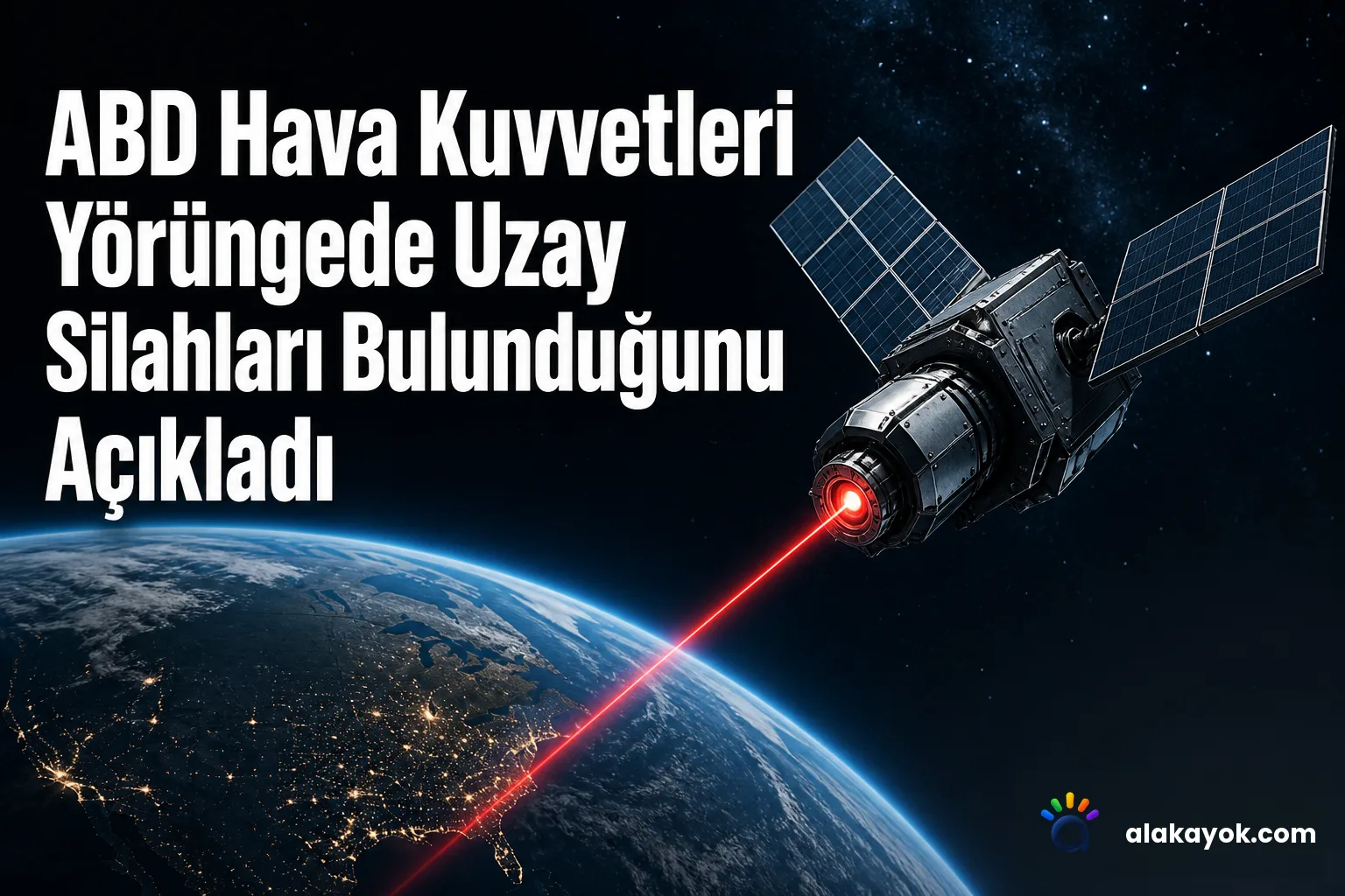 ABD Hava Kuvvetleri Yörüngede Uzay Silahları Bulunduğunu Açıkladı
