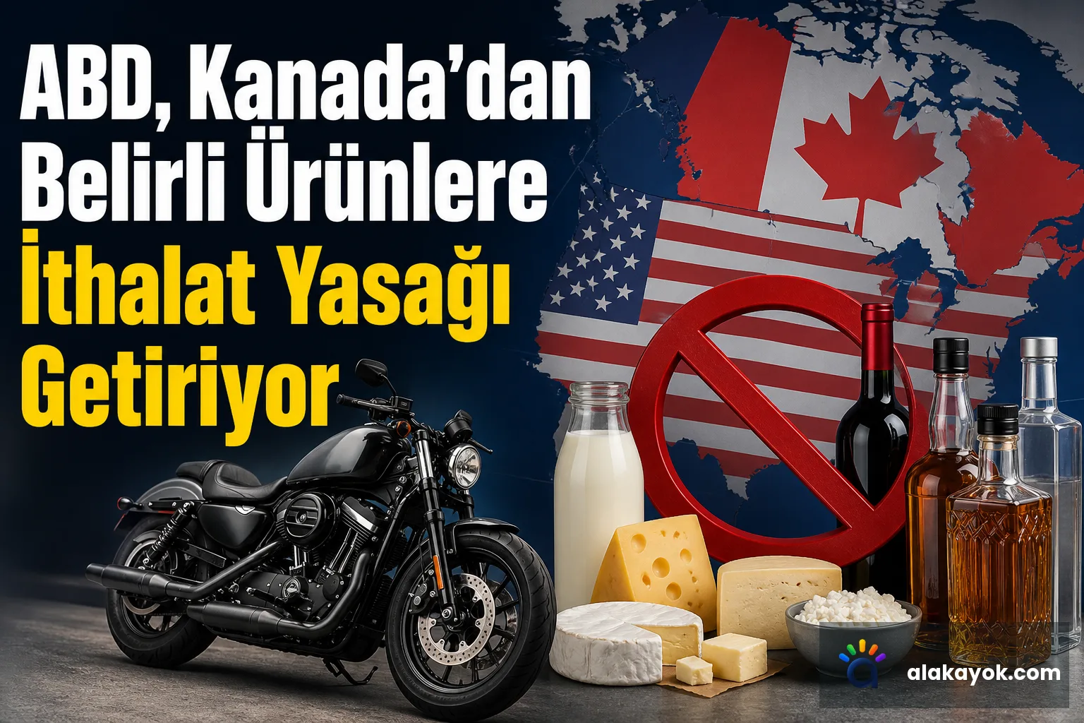 ABD, Kanada'dan Belirli Ürünlere İthalat Yasağı Getiriyor