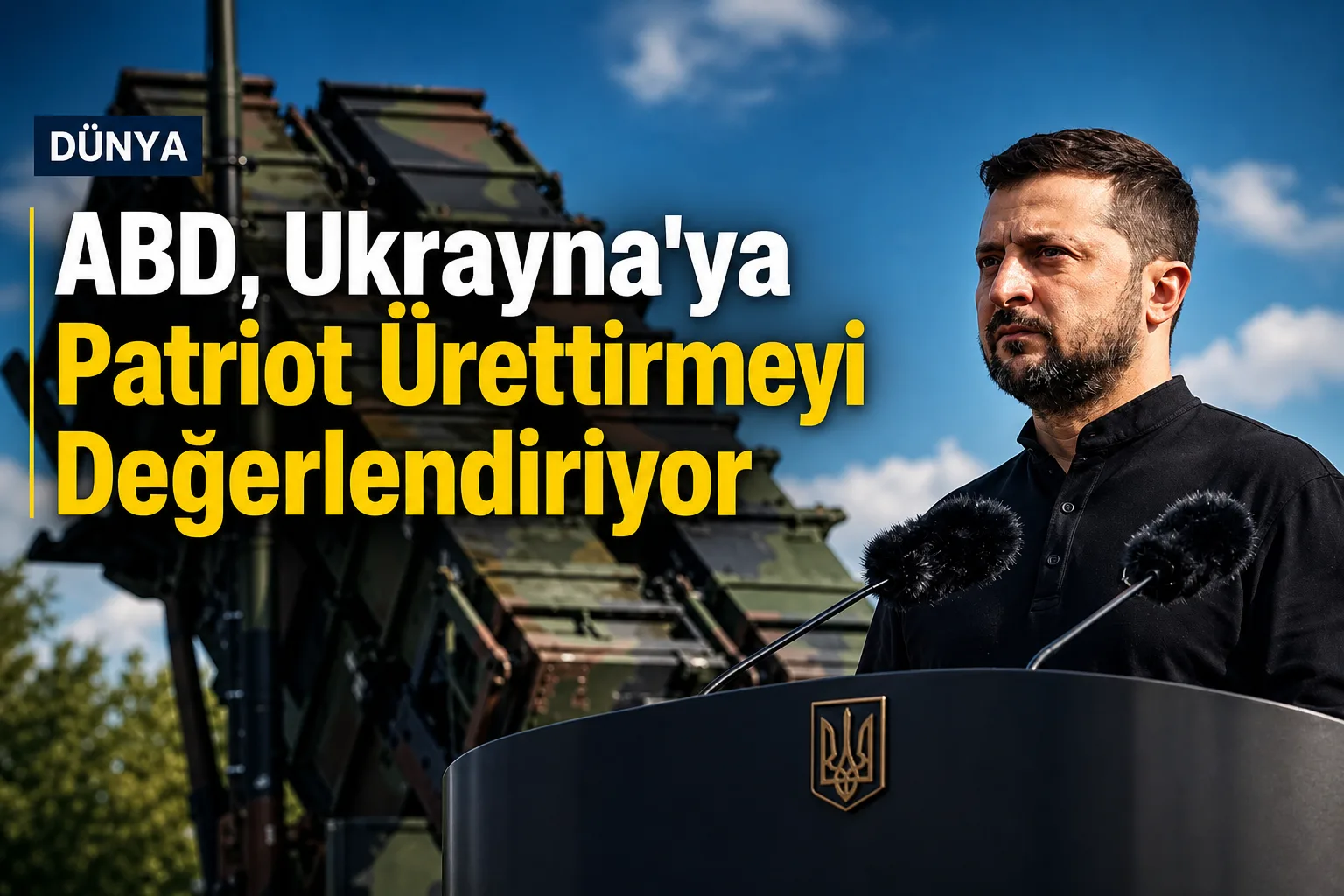 ABD, Ukrayna'ya Patriot Ürettirmeyi Değerlendiriyor