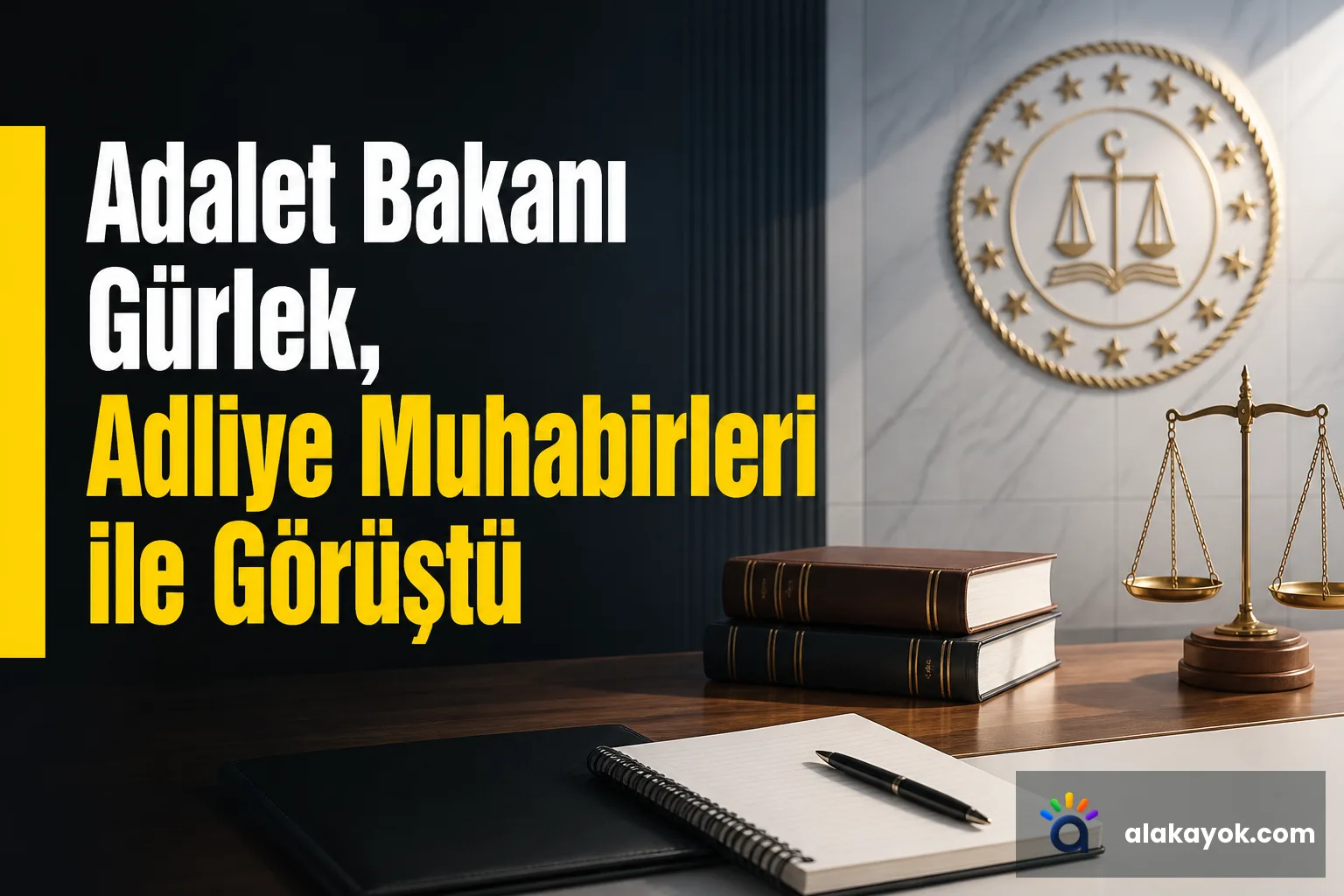 Adalet Bakanı Gürlek, Adliye Muhabirleri ile Görüştü