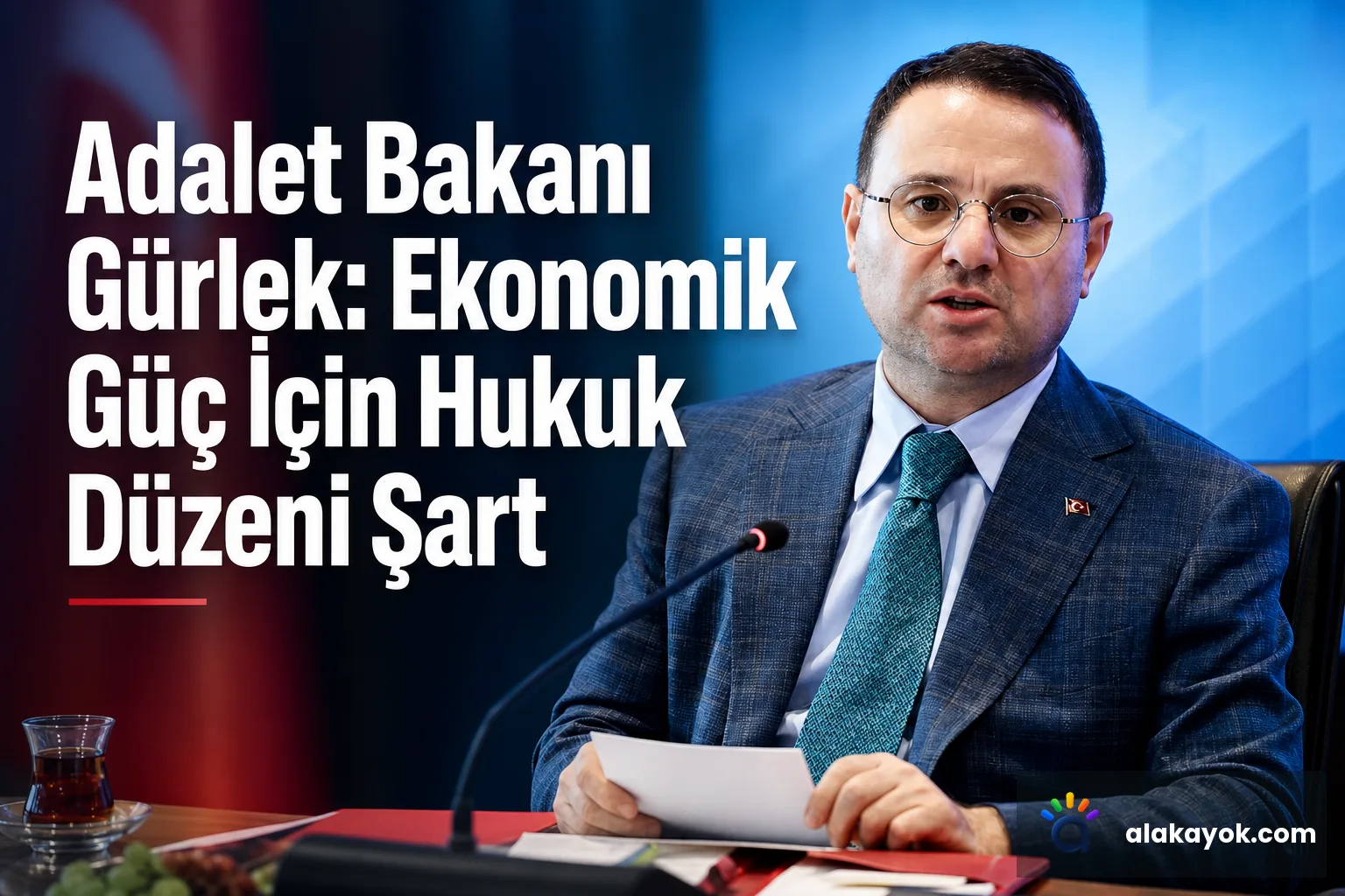 Adalet Bakanı Gürlek: Ekonomik Güç İçin Hukuk Düzeni Şart