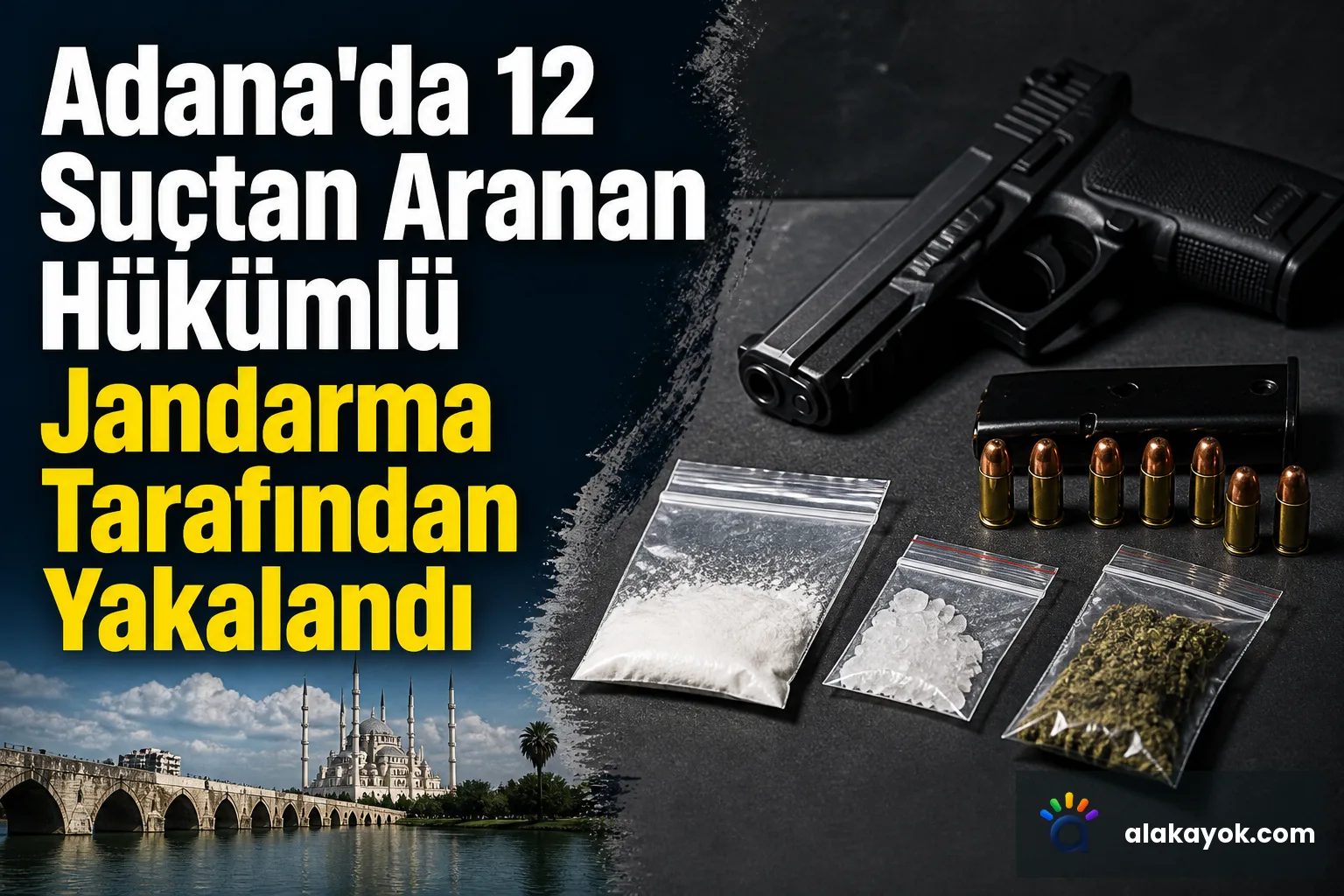 Adana'da 12 Suçtan Aranan Hükümlü Jandarma Tarafından Yakalandı