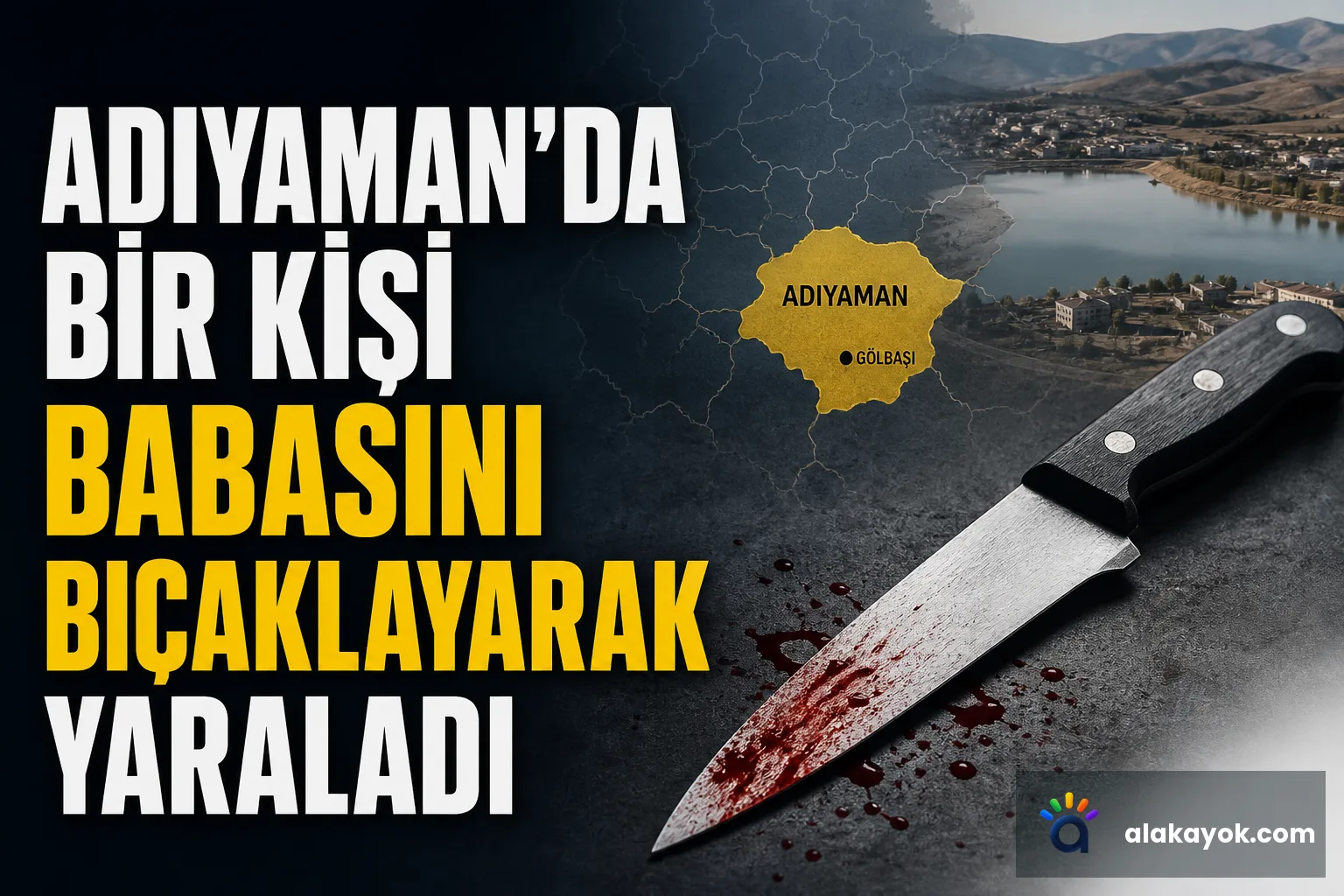 Adıyaman'da Bir Kişi Babasını Bıçaklayarak Yaraladı