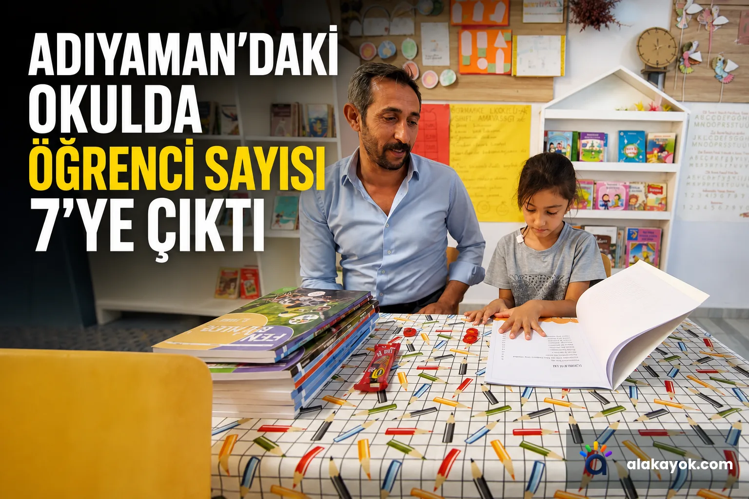 Adıyaman'daki Okulda Öğrenci Sayısı 7'ye Çıktı