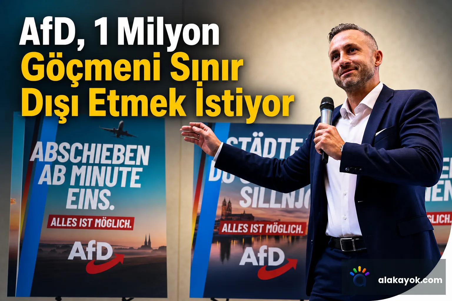 AfD, 1 Milyon Göçmeni Sınır Dışı Etmek İstiyor