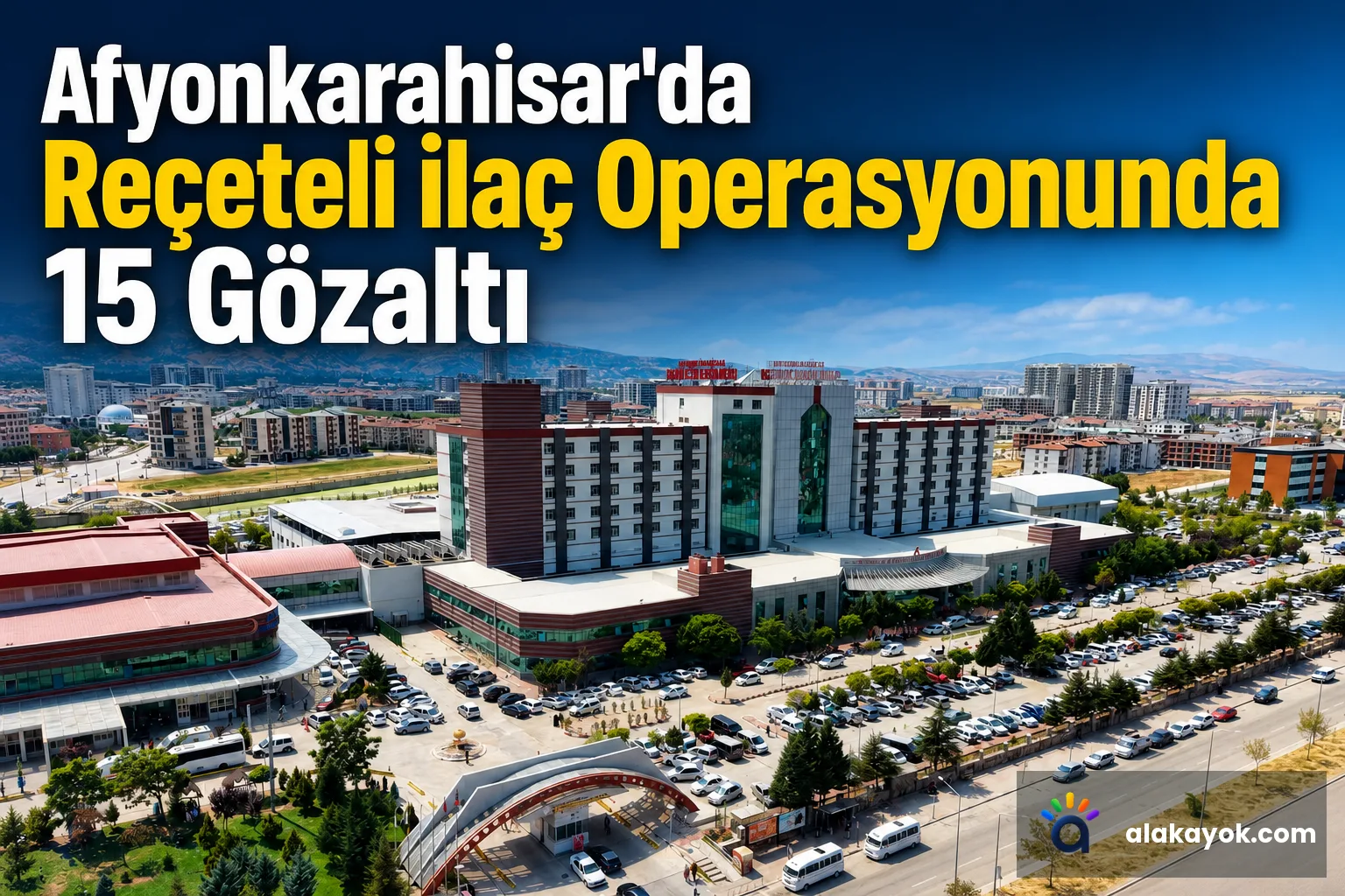 Afyonkarahisar'da Reçeteli İlaç Operasyonunda 15 Gözaltı