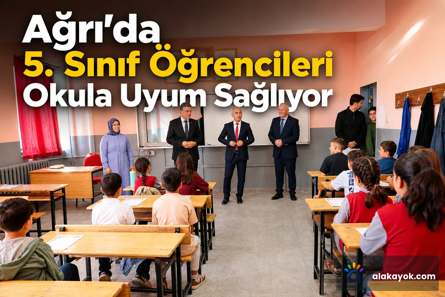 Ağrı'da 5. Sınıf Öğrencileri Okula Uyum Sağlıyor