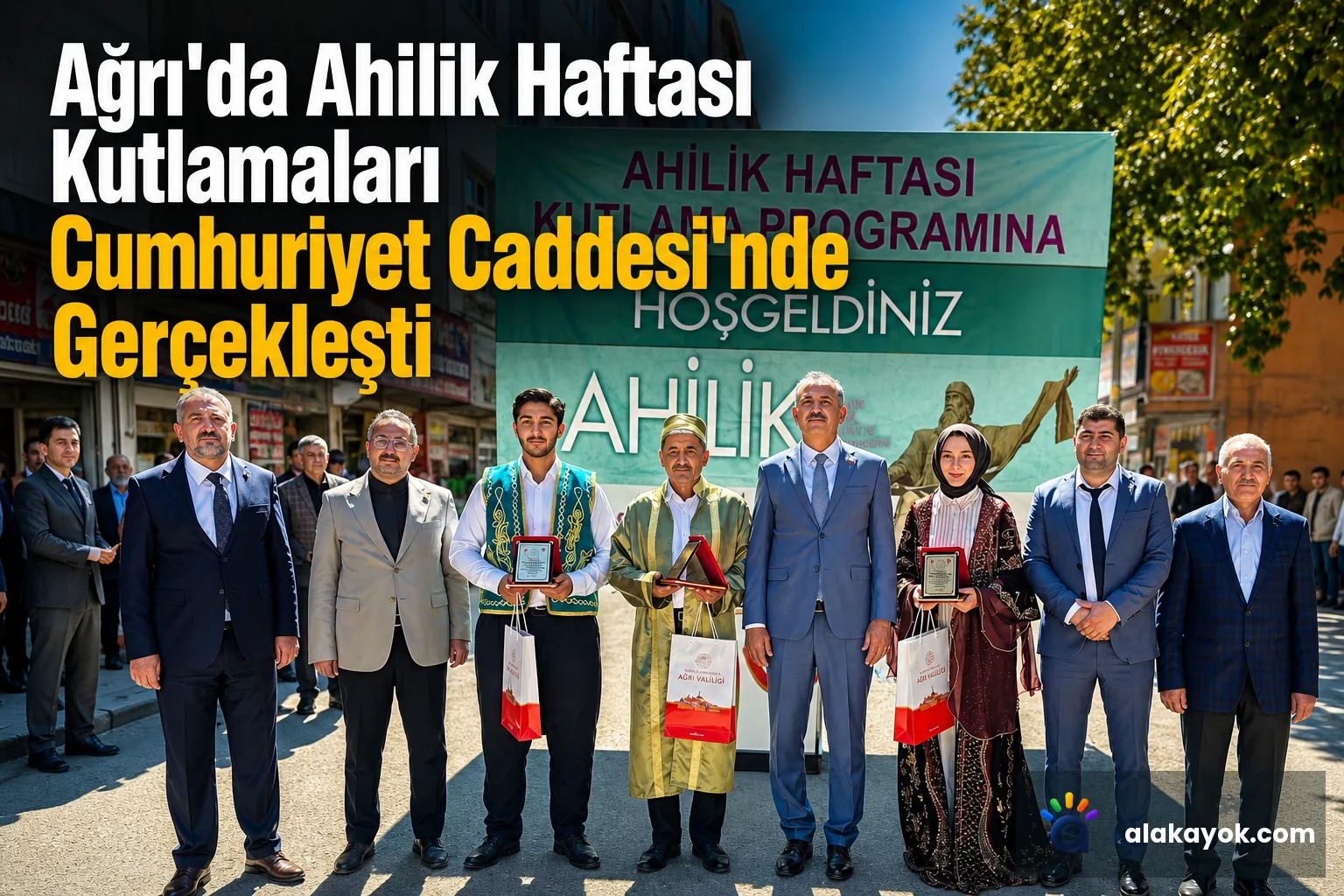 Ağrı'da Ahilik Haftası Kutlamaları Cumhuriyet Caddesi'nde Gerçekleşti