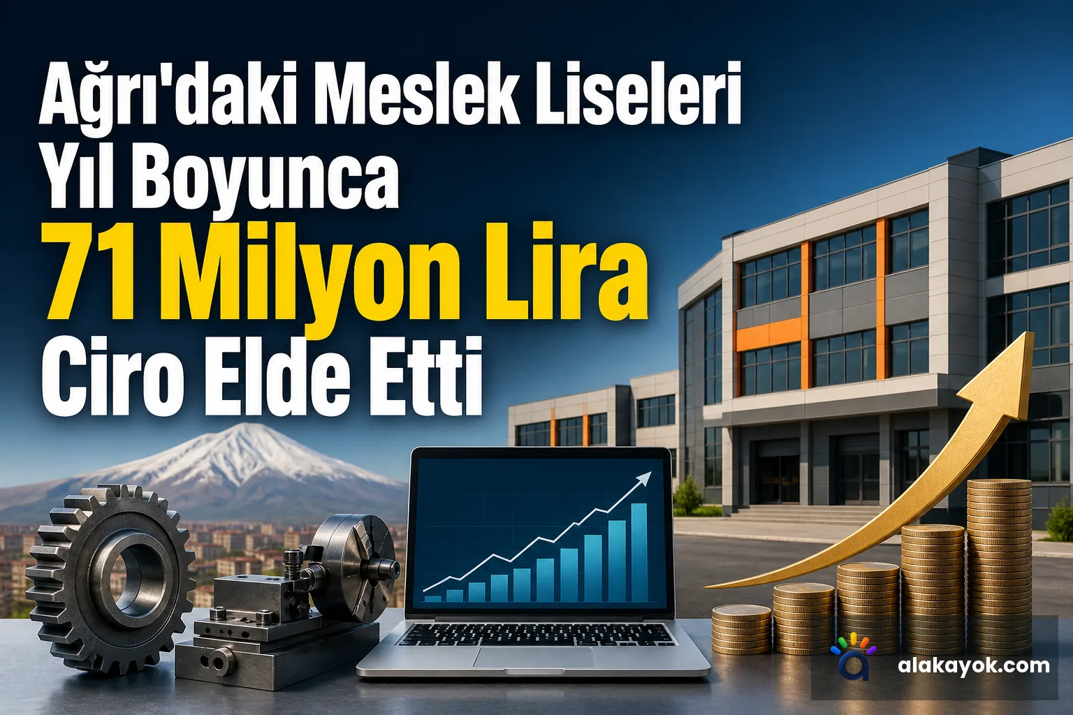 Ağrı'daki Meslek Liseleri Yıl Boyunca 71 Milyon Lira Ciro Elde Etti
