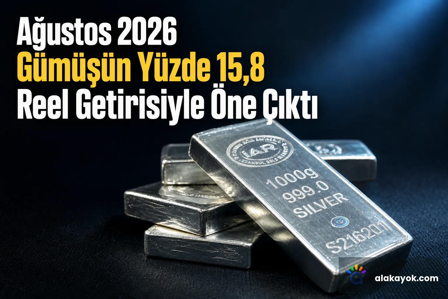 Ağustos 2026 Gümüşün Yüzde 15,8 Reel Getirisiyle Öne Çıktı