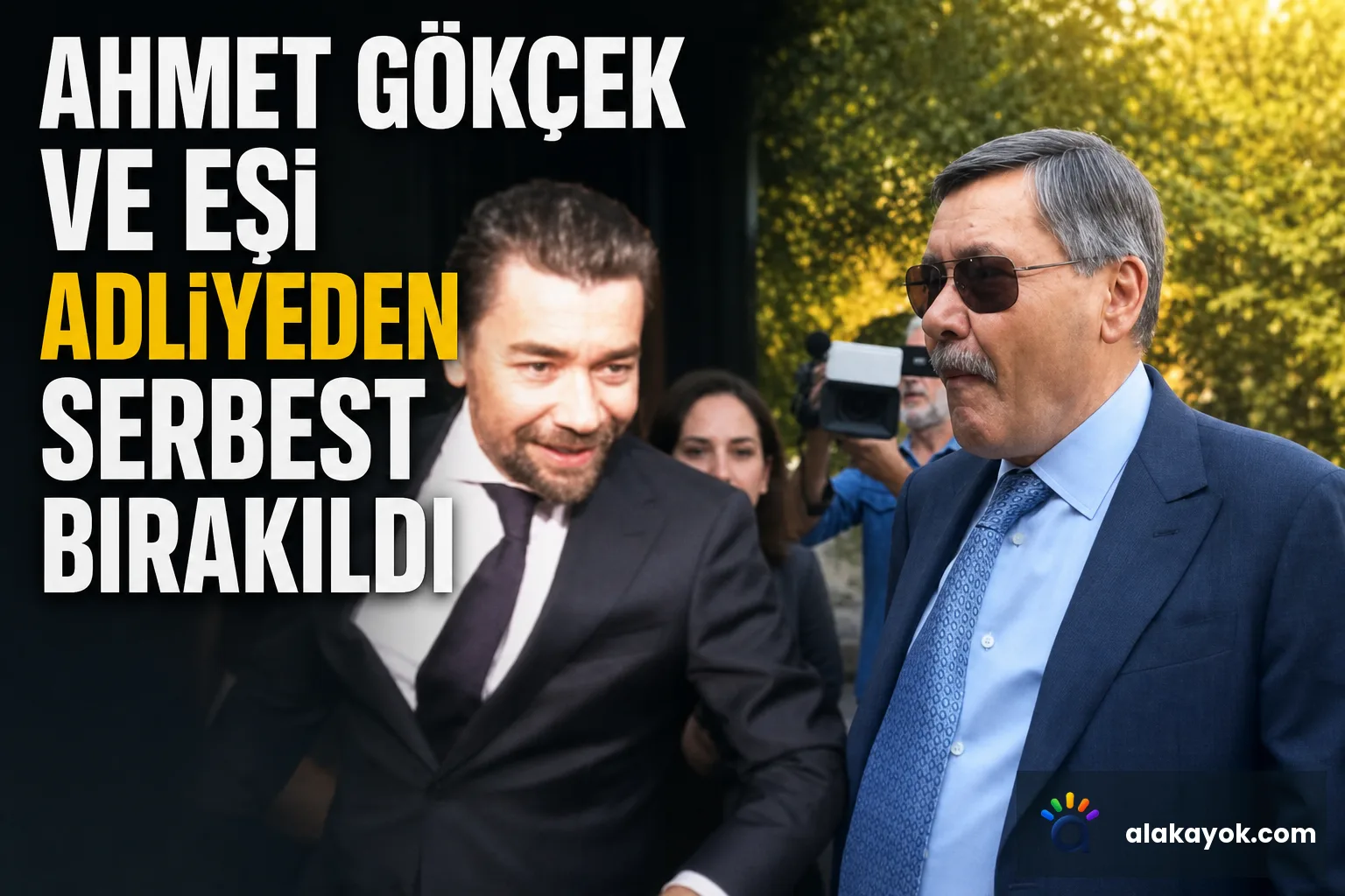 Ahmet Gökçek ve Eşi Adliyeden Serbest Bırakıldı