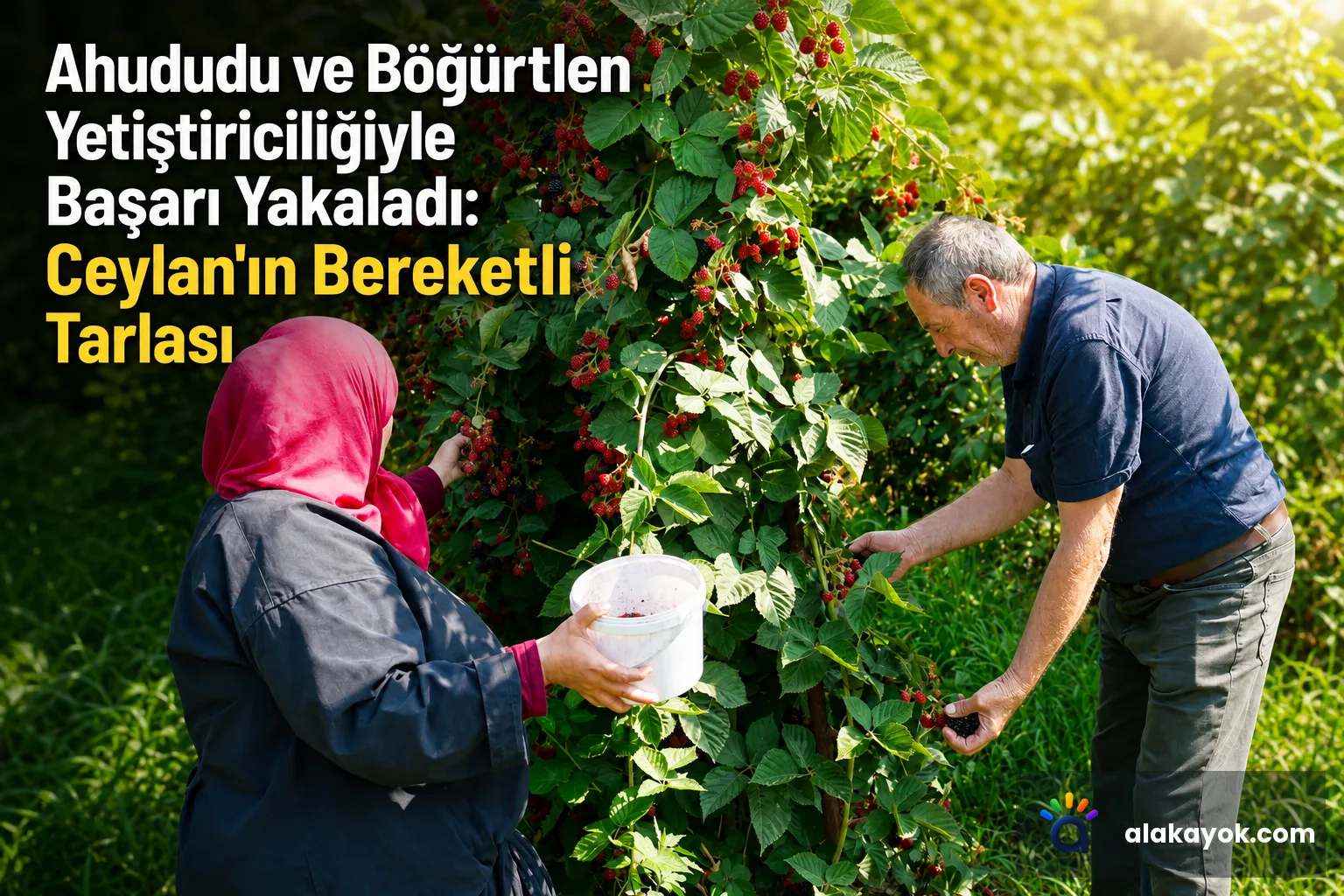 Ahududu ve Böğürtlen Yetiştiriciliğiyle Başarı Yakaladı: Ceylan'ın Bereketli Tarlası