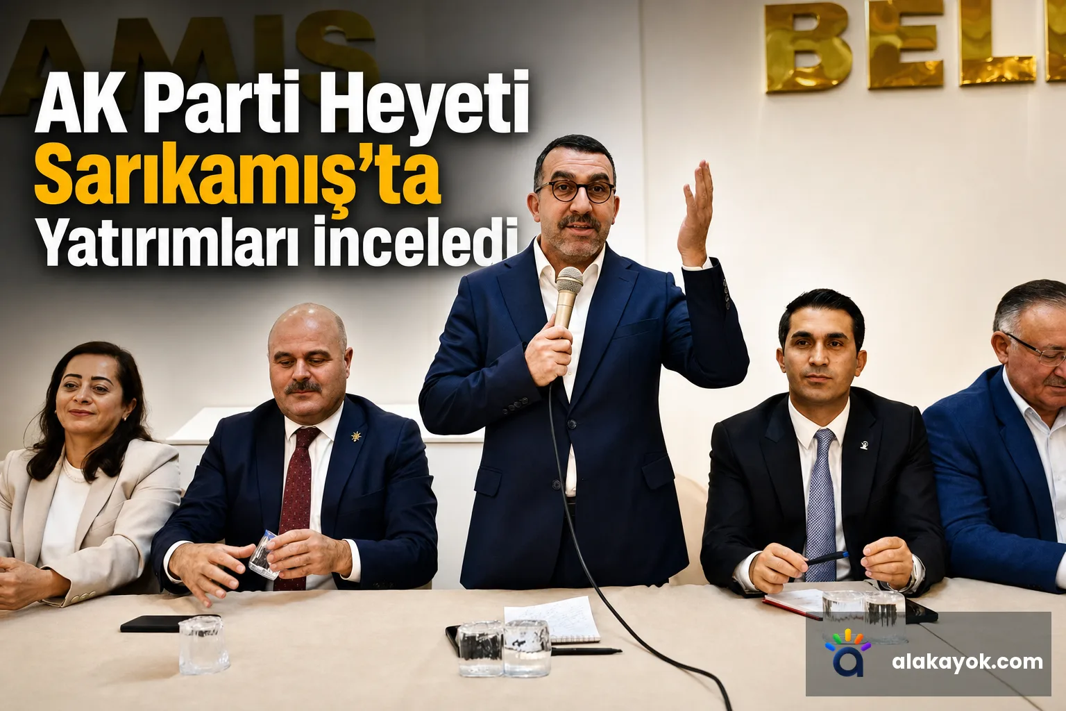 AK Parti Heyeti Sarıkamış'ta Yatırımları İnceledi