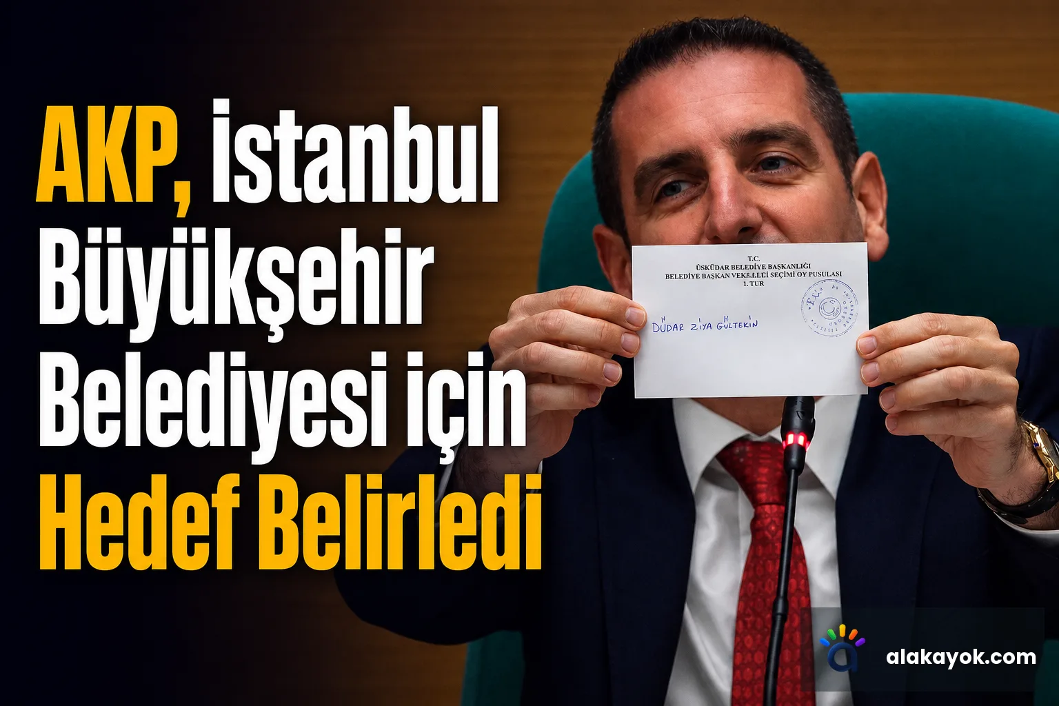 AKP, İstanbul Büyükşehir Belediyesi için Hedef Belirledi