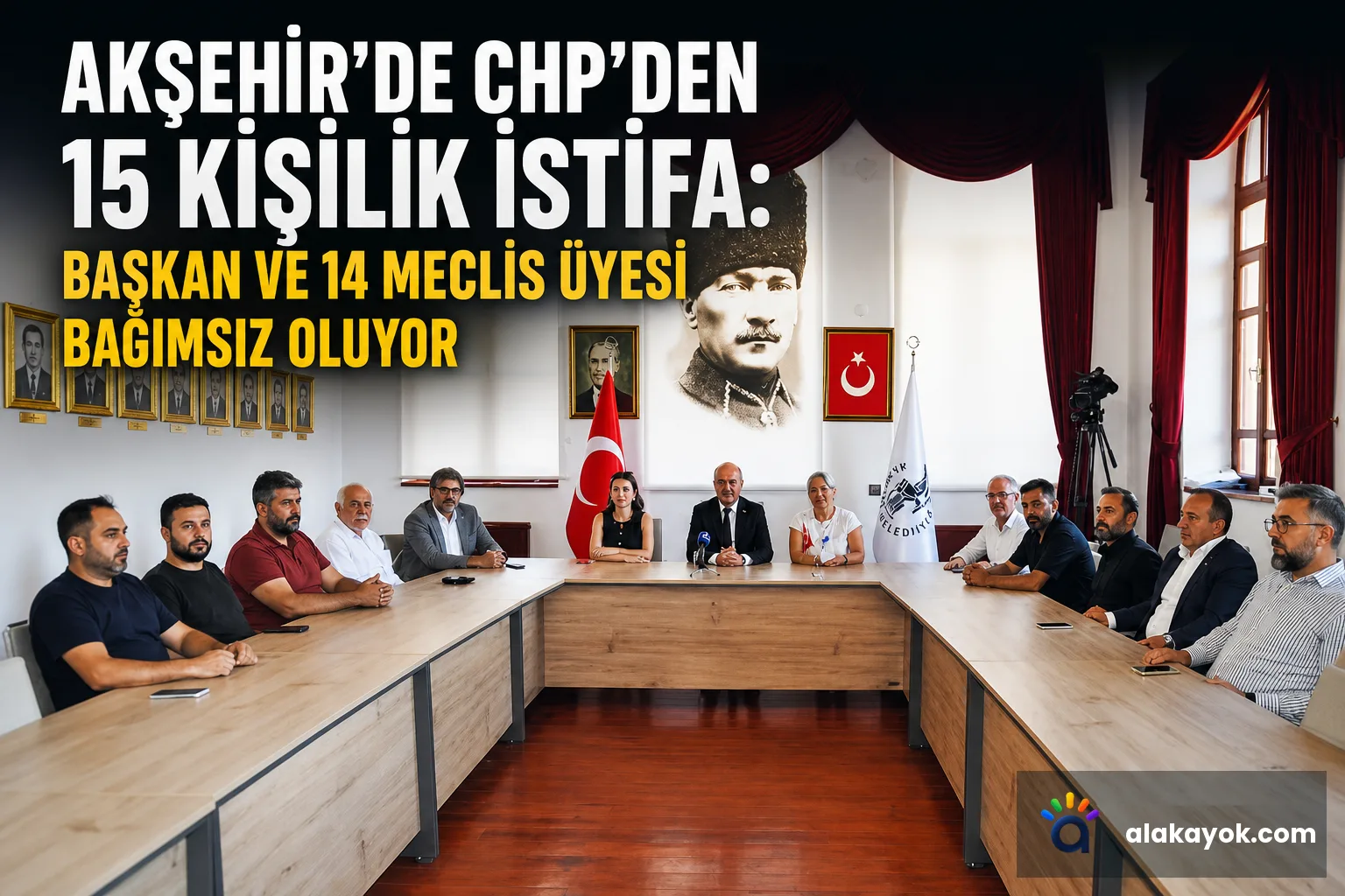 Akşehir'de CHP'den 15 Kişilik İstifa: Başkan ve 14 Meclis Üyesi Bağımsız Oluyor