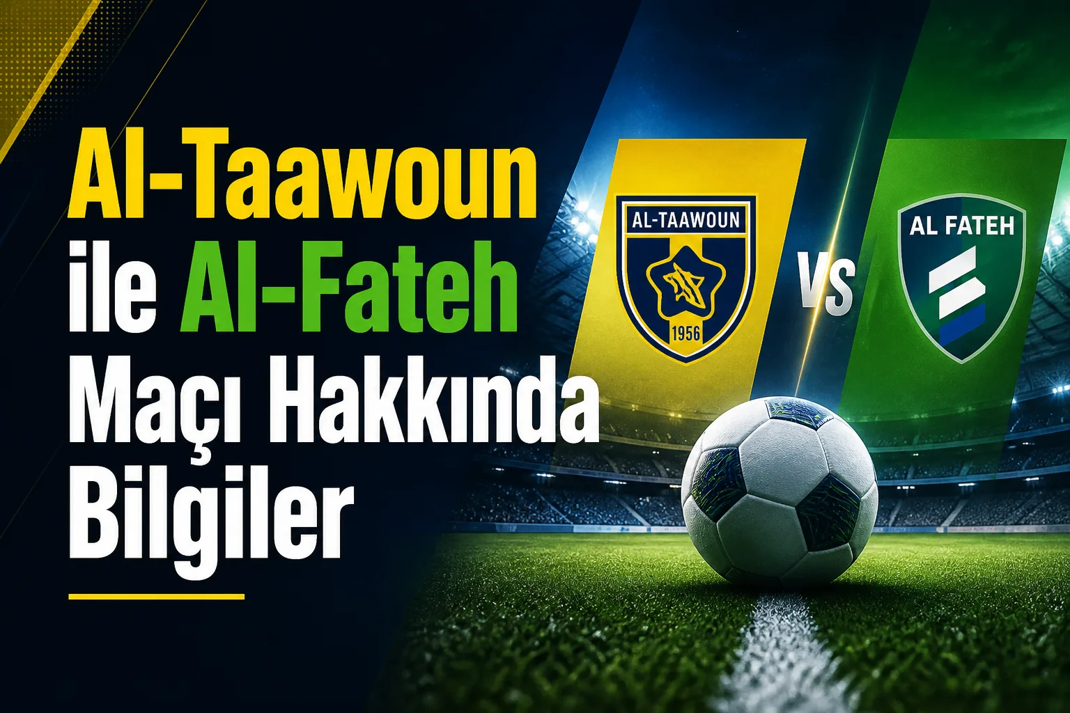 Al-Taawoun ile Al-Fateh Maçı Hakkında Bilgiler