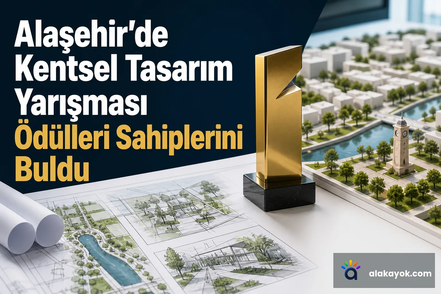 Alaşehir'de Kentsel Tasarım Yarışması Ödülleri Sahiplerini Buldu